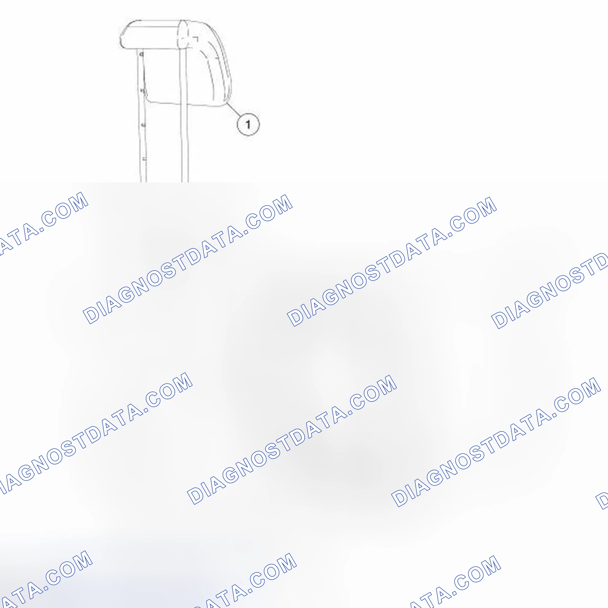 Scheme 154: Seat - Exploded View, Third Row