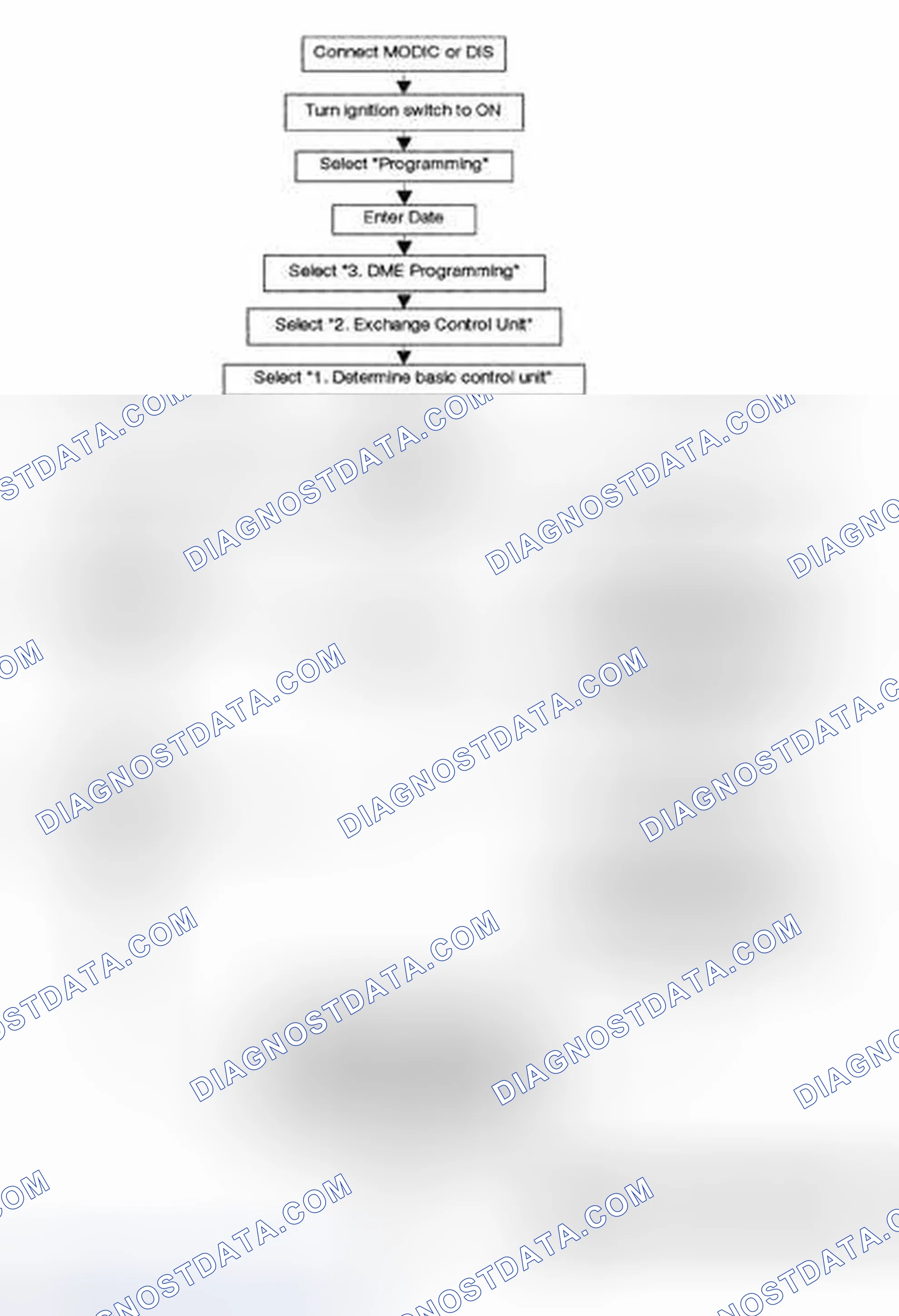 Scheme 240: Procedure for Flash Programming a Control Unit.