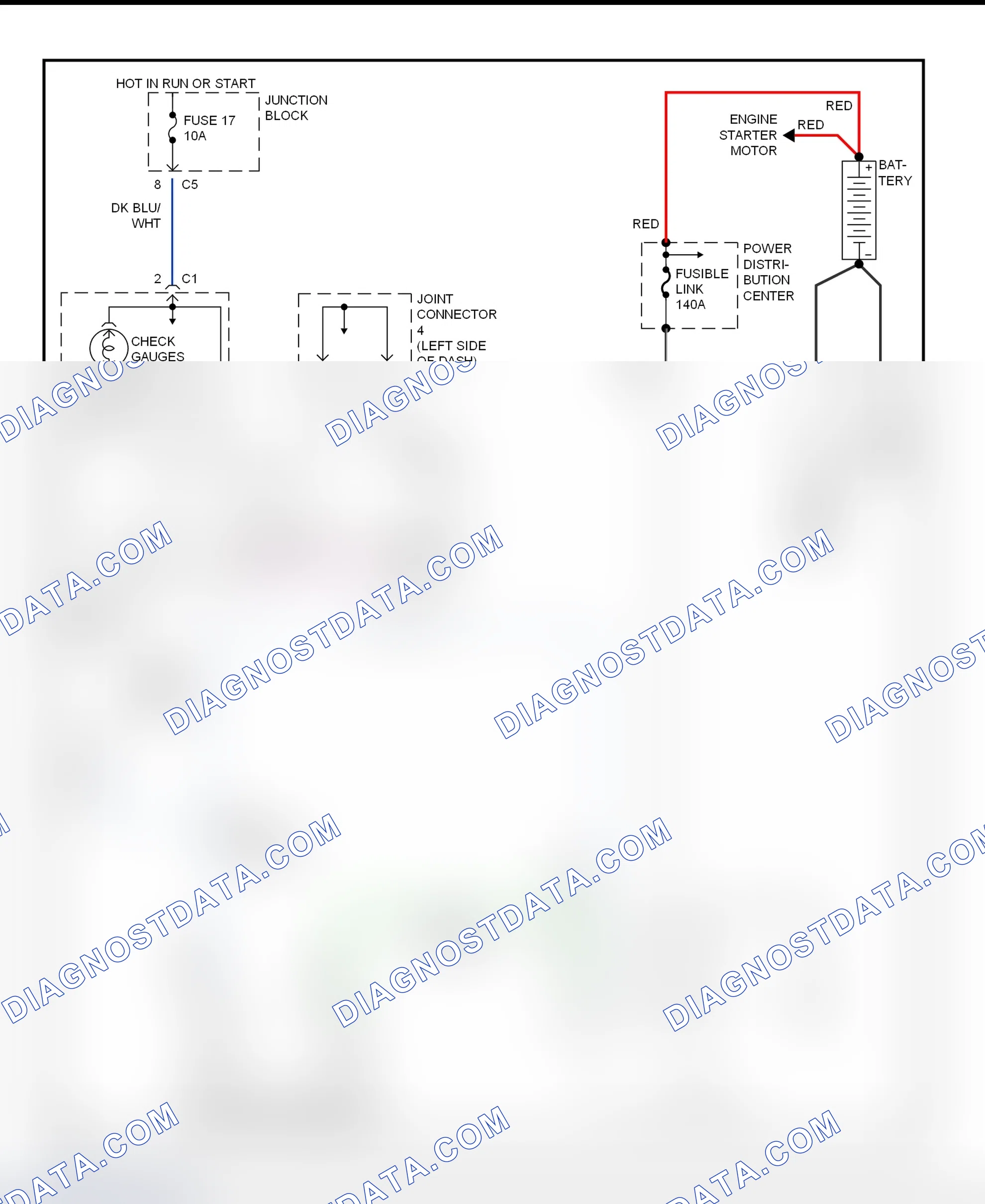 Scheme 4: Charging System Wiring Diagram (Durango)