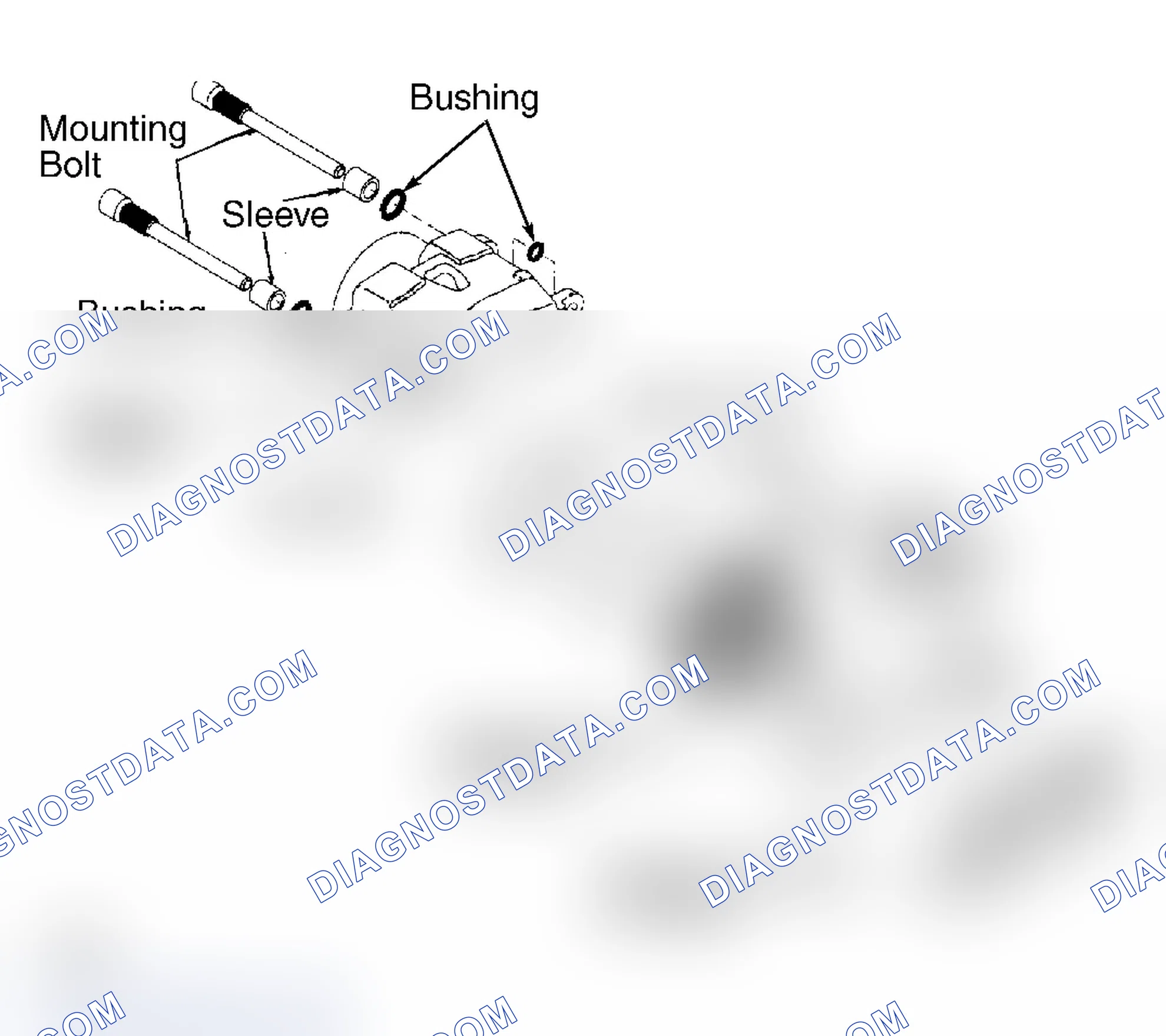 Scheme 2: Exploded View of Floating Caliper Assembly