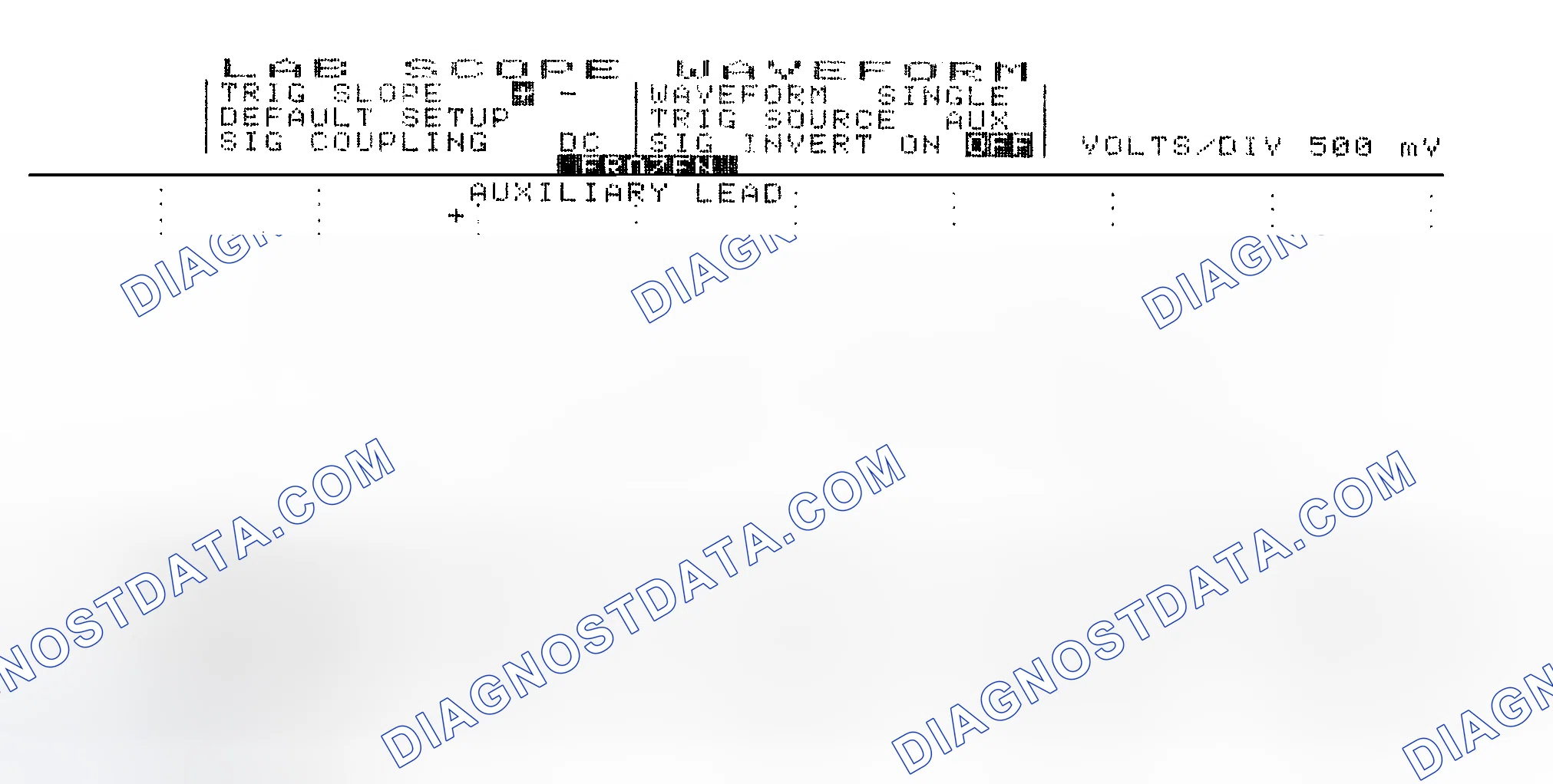 Scheme 14: Single Injector w/Excessive Current Flow - Current Pattern