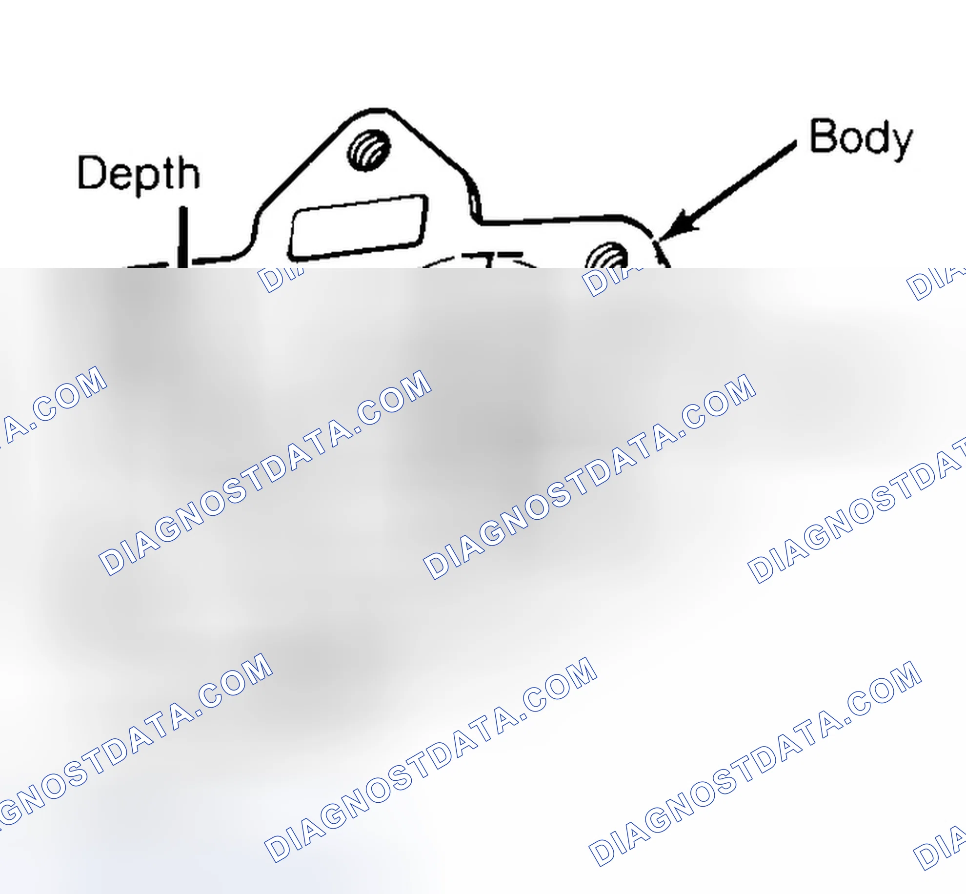 Scheme 35: Measuring Oil Pump Gear Cavity