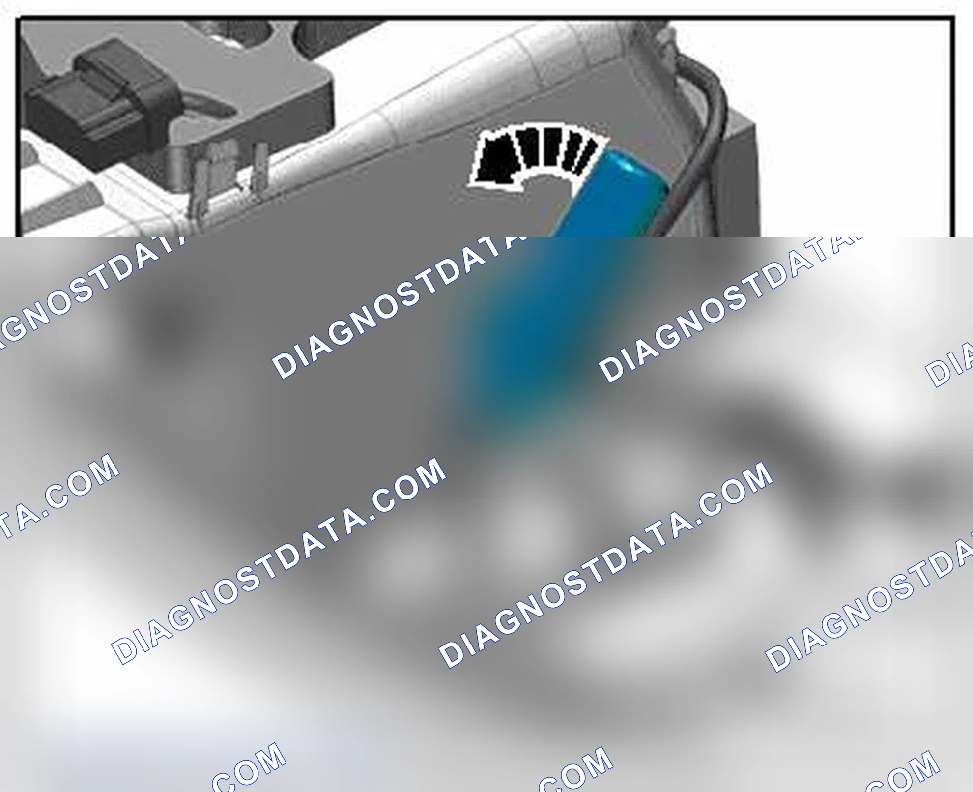 Scheme 406: GLOVE COMPARTMENT LID BRAKE COMPONENT