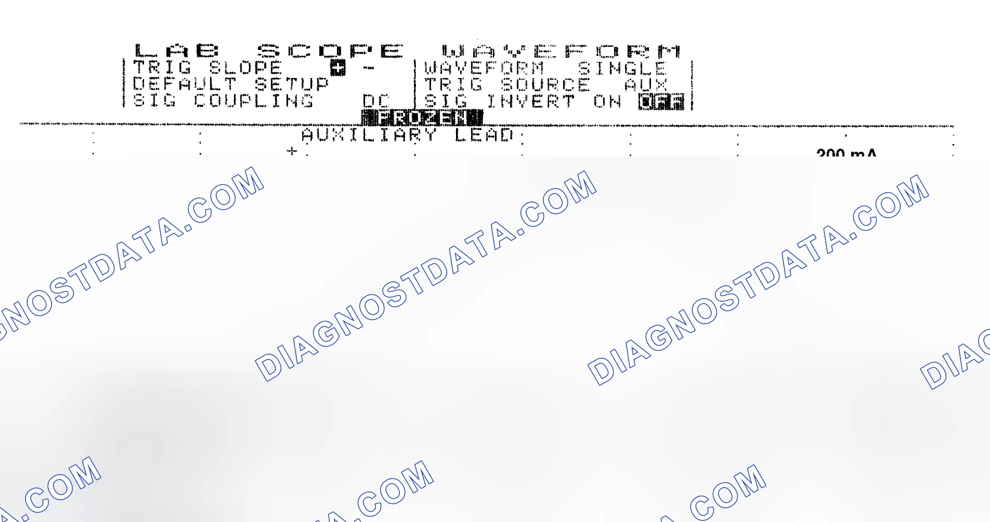 Scheme 13: Single Injector w/Normal Current Flow - Current Pattern