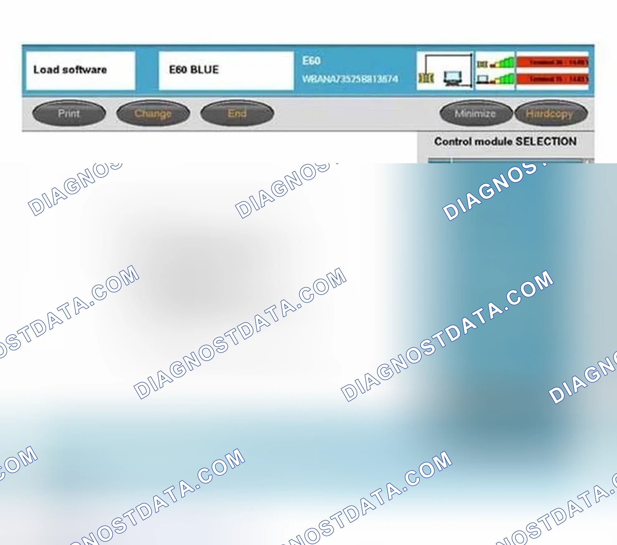 Scheme 162: Control Module Selection - Programming - Update Software