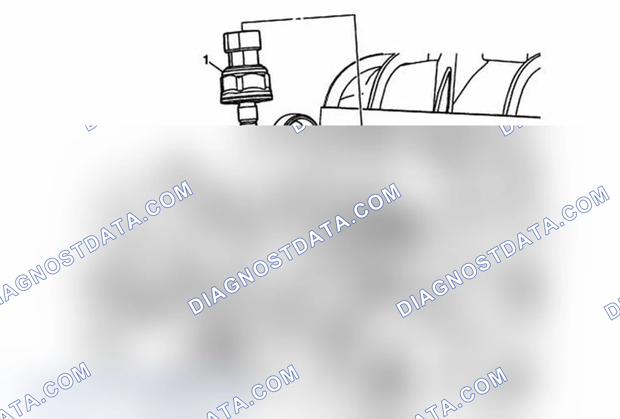 Scheme 61: Fuel Pressure Sensor Replacement - Fuel Injection Fuel Rail (LF1)