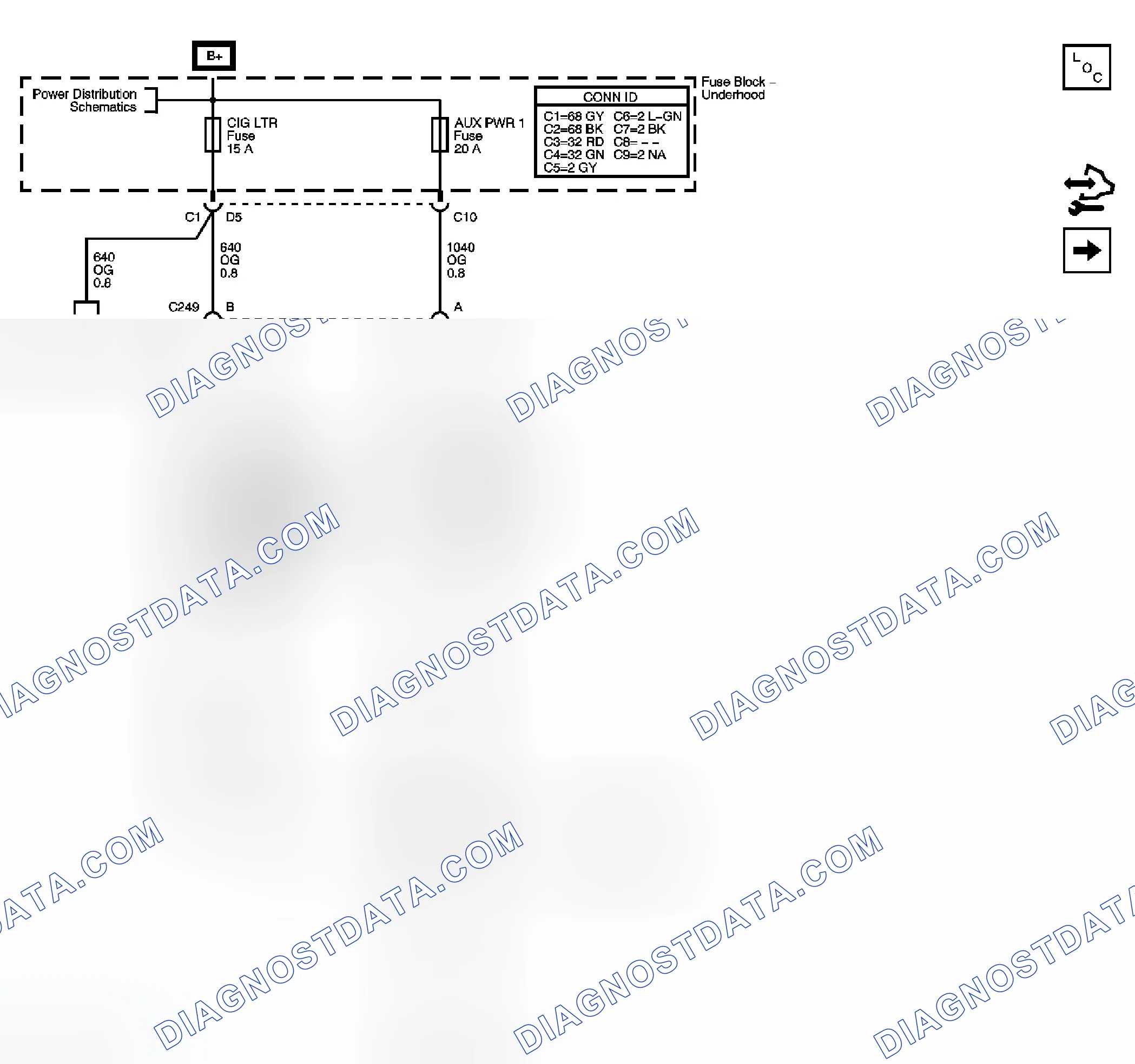 Scheme 1: Cigar Lighter/Power Outlet Schematics