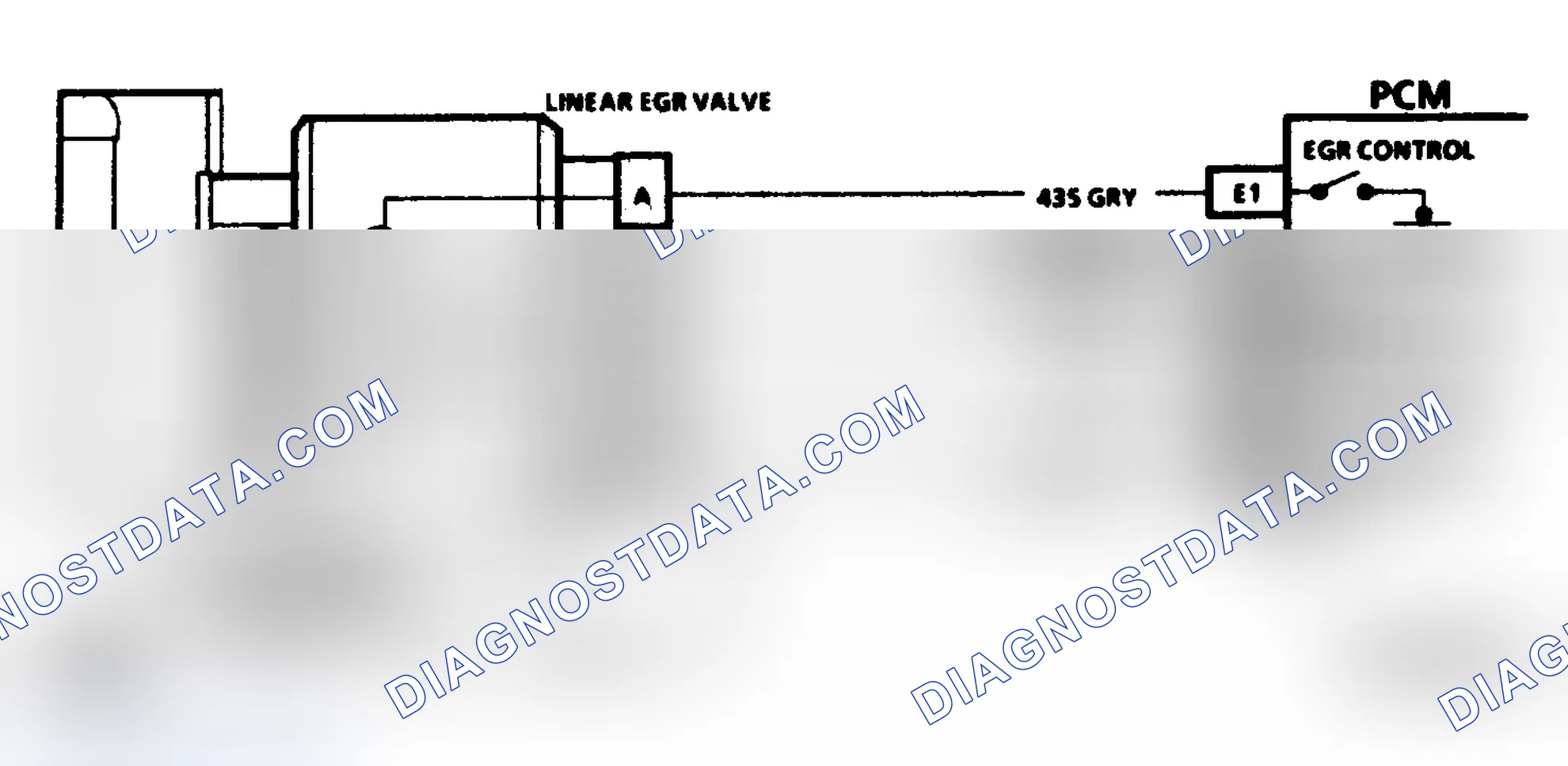 Scheme 256: Code 32 Schematic ("P" Series 7.4L) EGR Circuit Error With Linear EGR