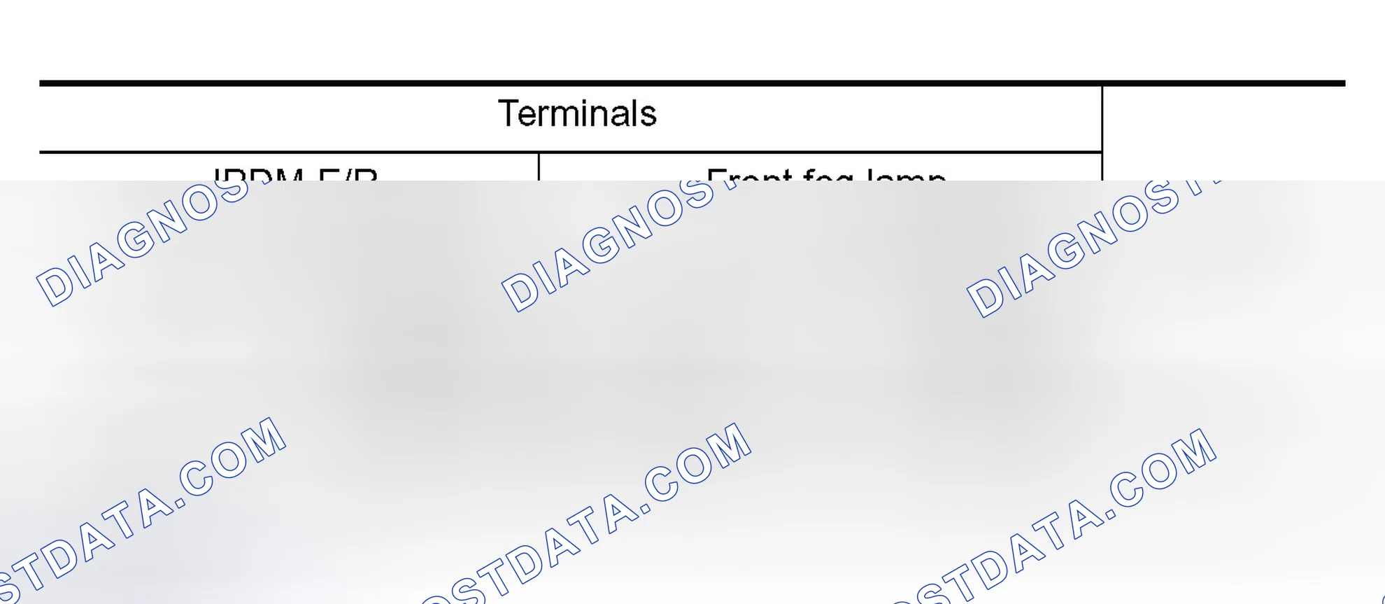 Scheme 176: Front Fog Lamp Does Not Illuminate (One Side)