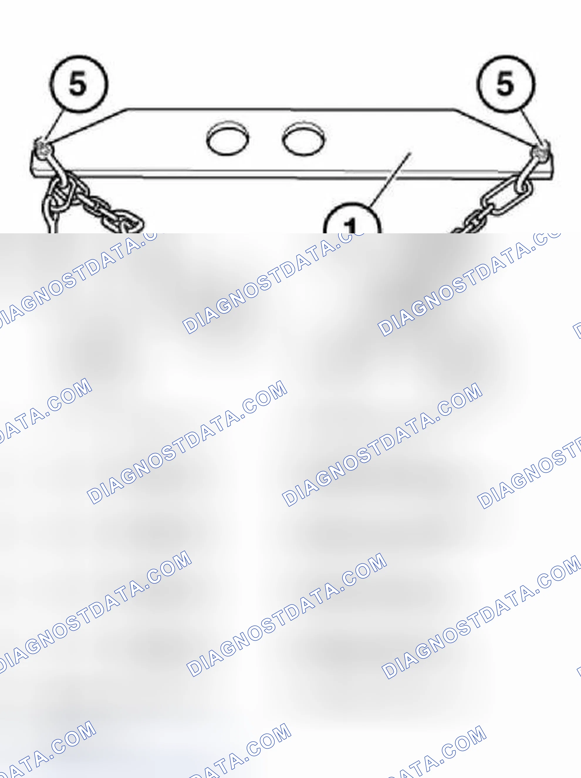 Scheme 788: 11 0 020 Engine hoist for removing and installing engines