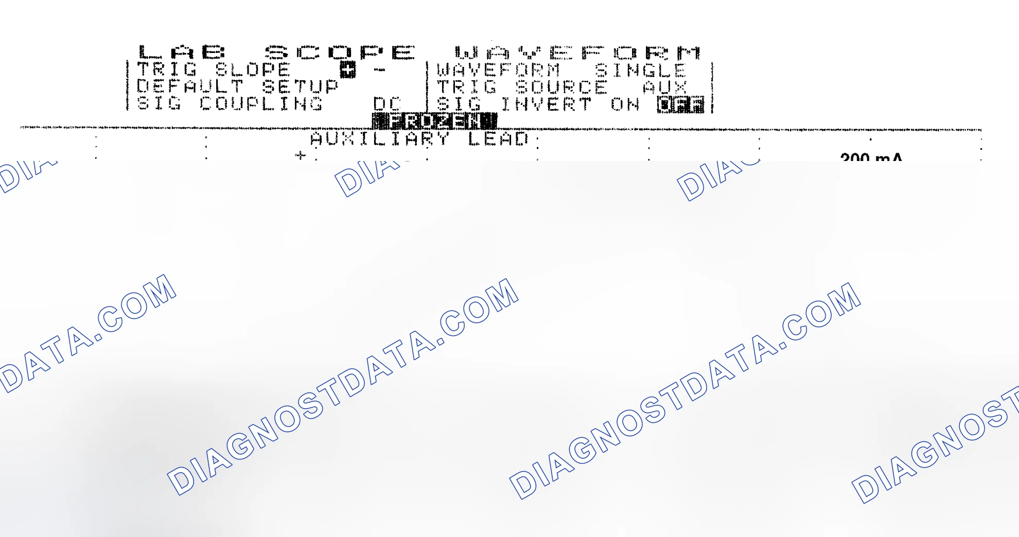 Scheme 13: Single Injector w/Normal Current Flow - Current Pattern