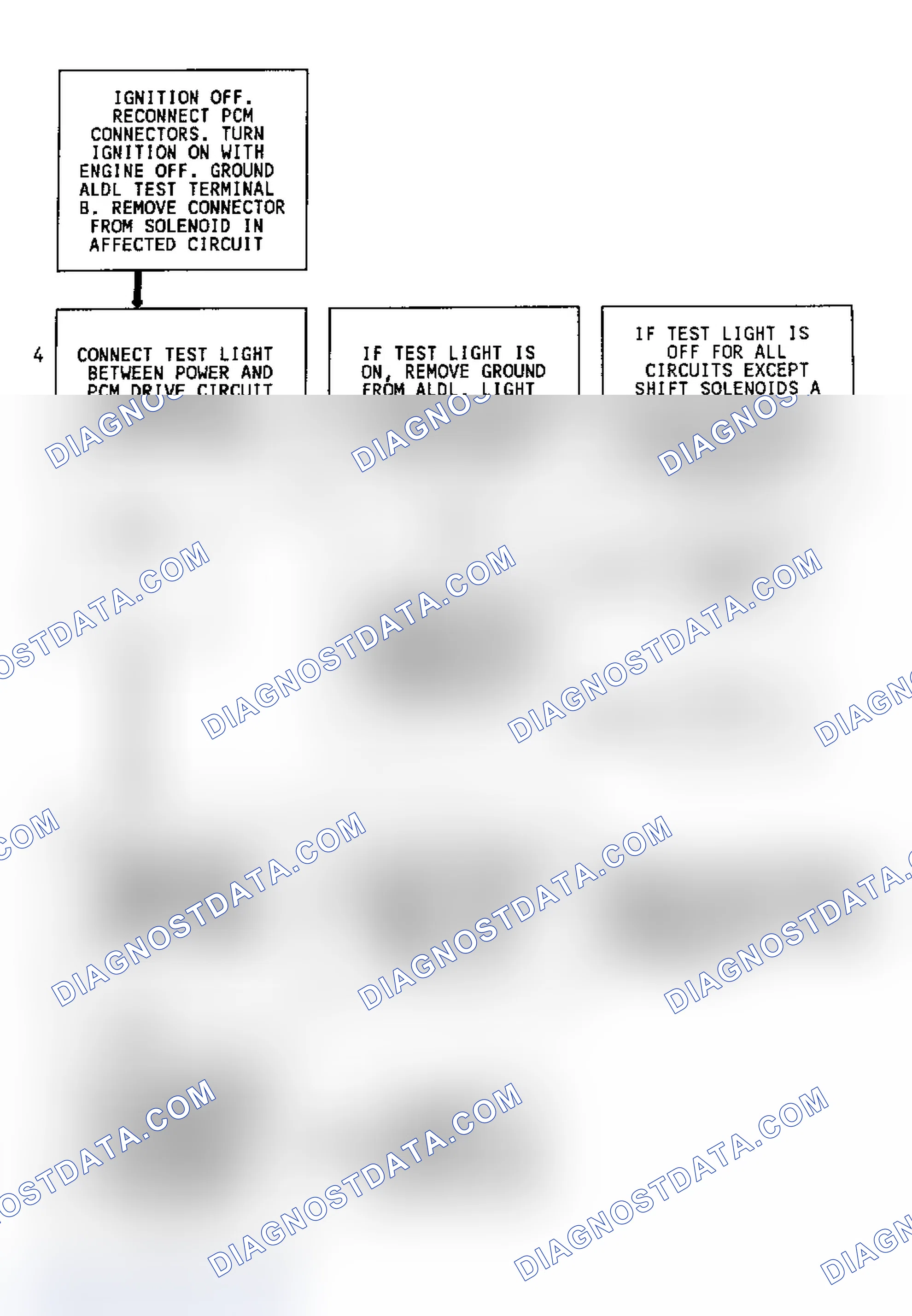 Scheme 324: CODE 56, Flowchart, Quad Driver "B" Fault (3.8L)(2 of 2)