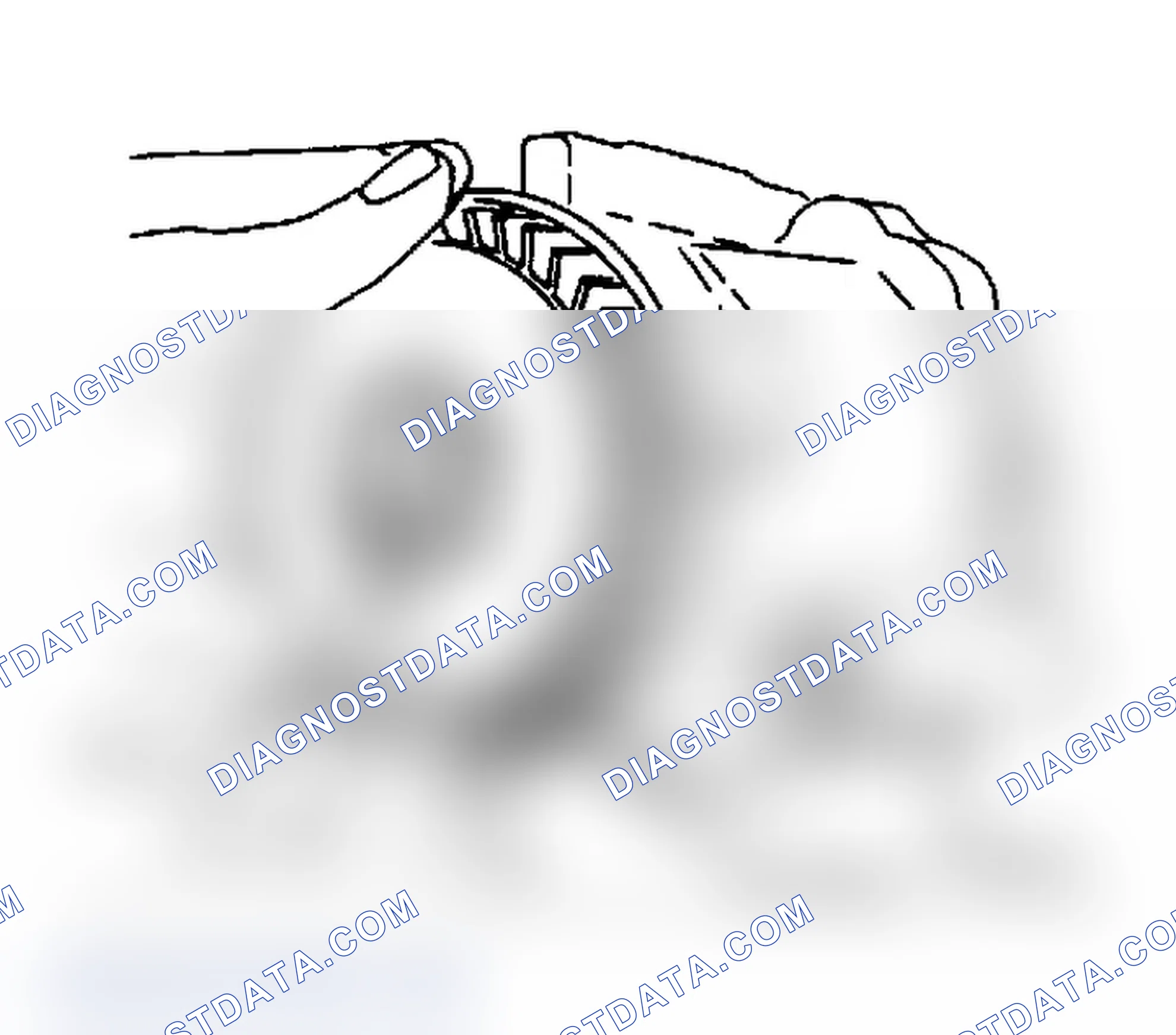 Scheme 15: Removing Centrifugal Fan Filter from Air Injection Pump with Pulley Removed Be careful that fragments do not enter air intake hole.