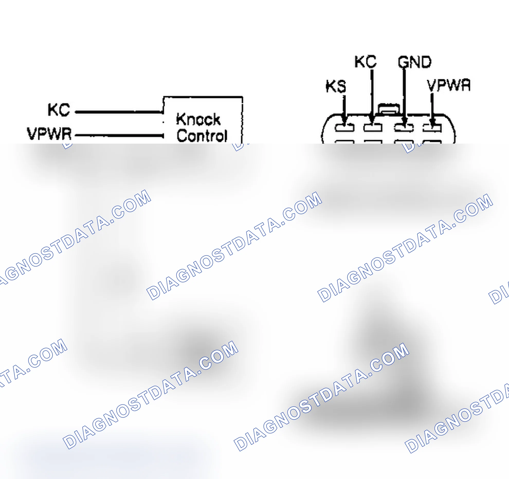 Scheme 9: KS Sensor Circuit & Connector Identification