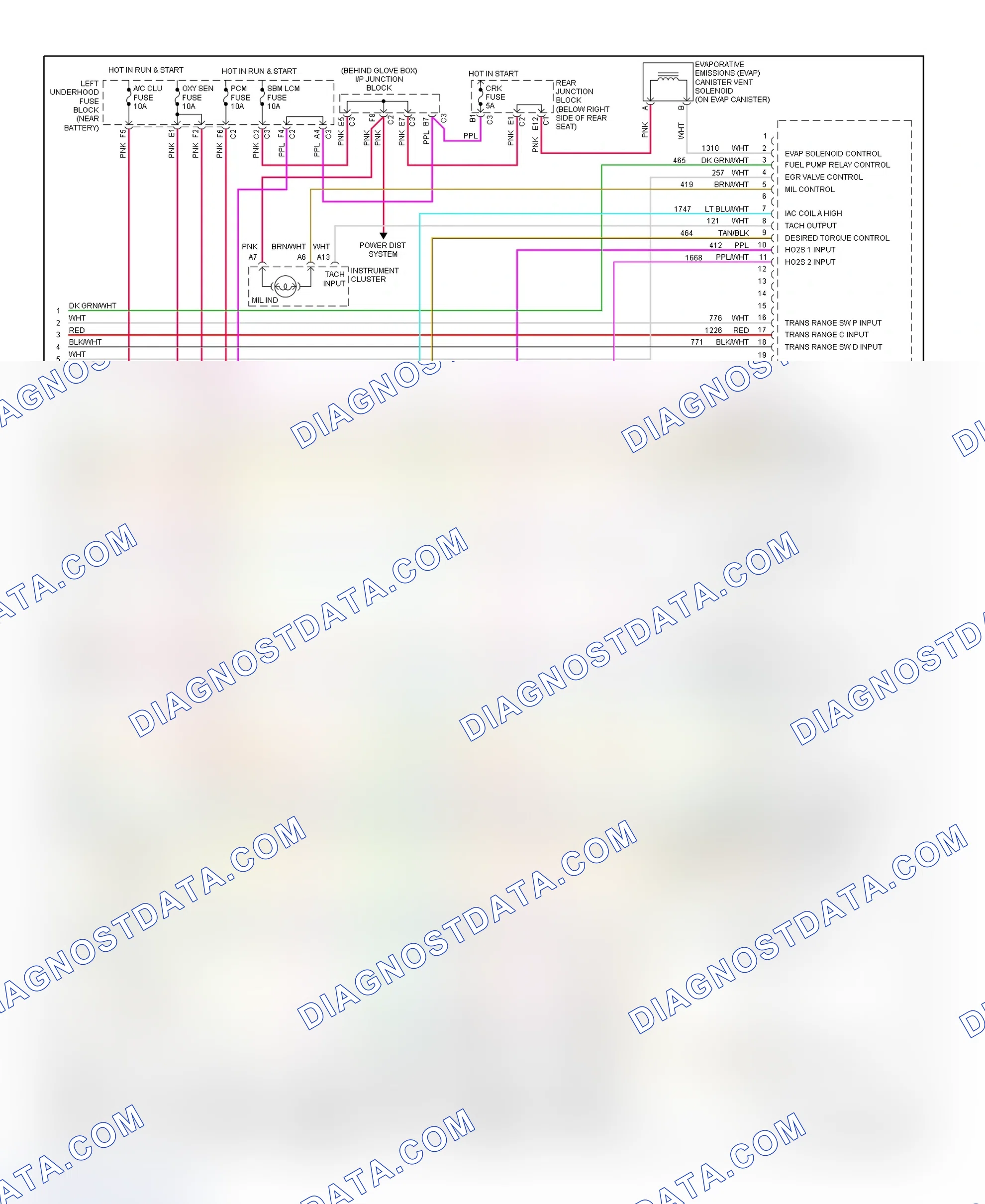 Scheme 144: PCM Wiring Diagram (Park Avenue - 3.8L - 4 Of 4)