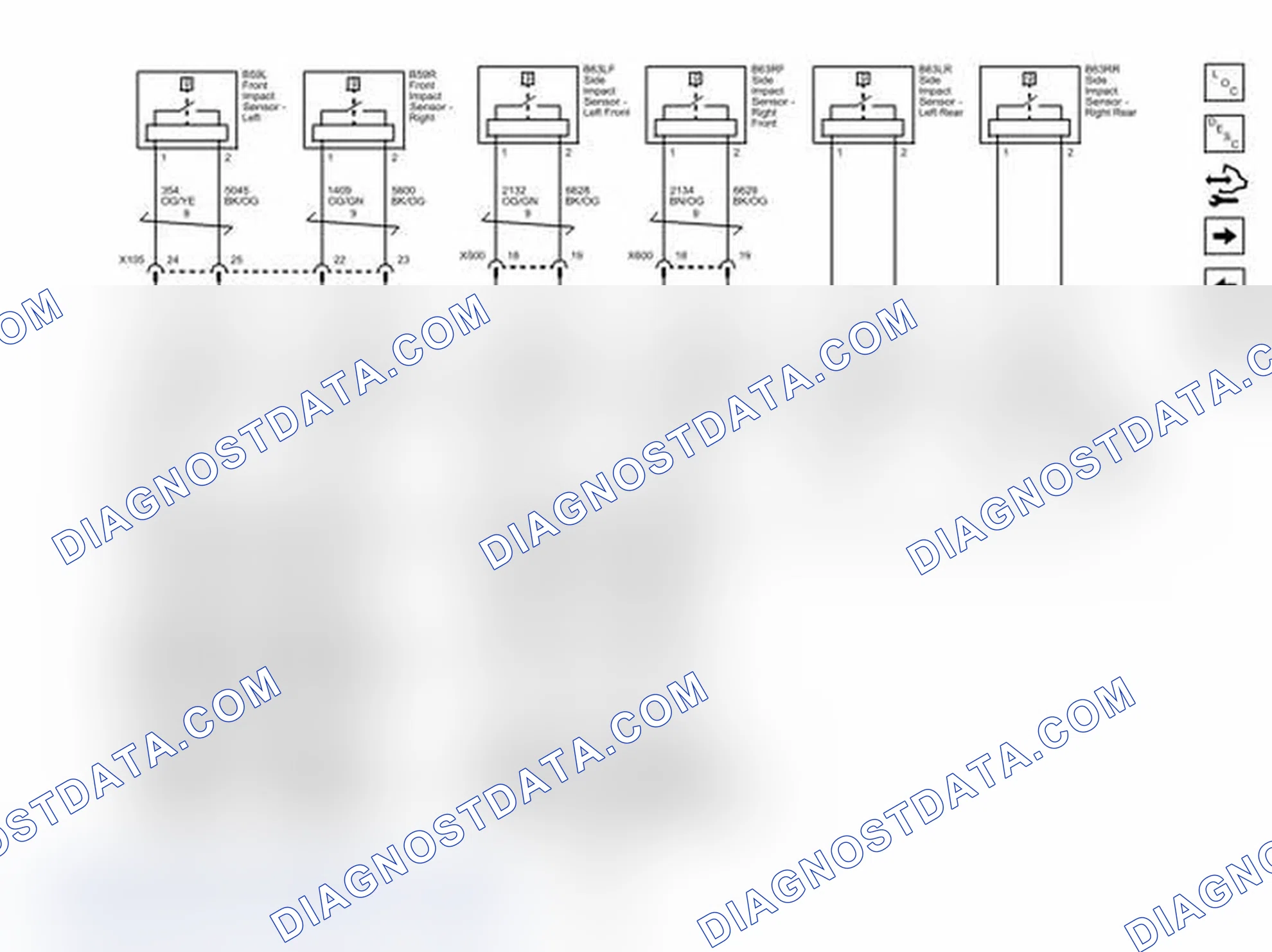 Scheme 7: Front Air Bags, and Impact Sensors (AY0 or AYF)