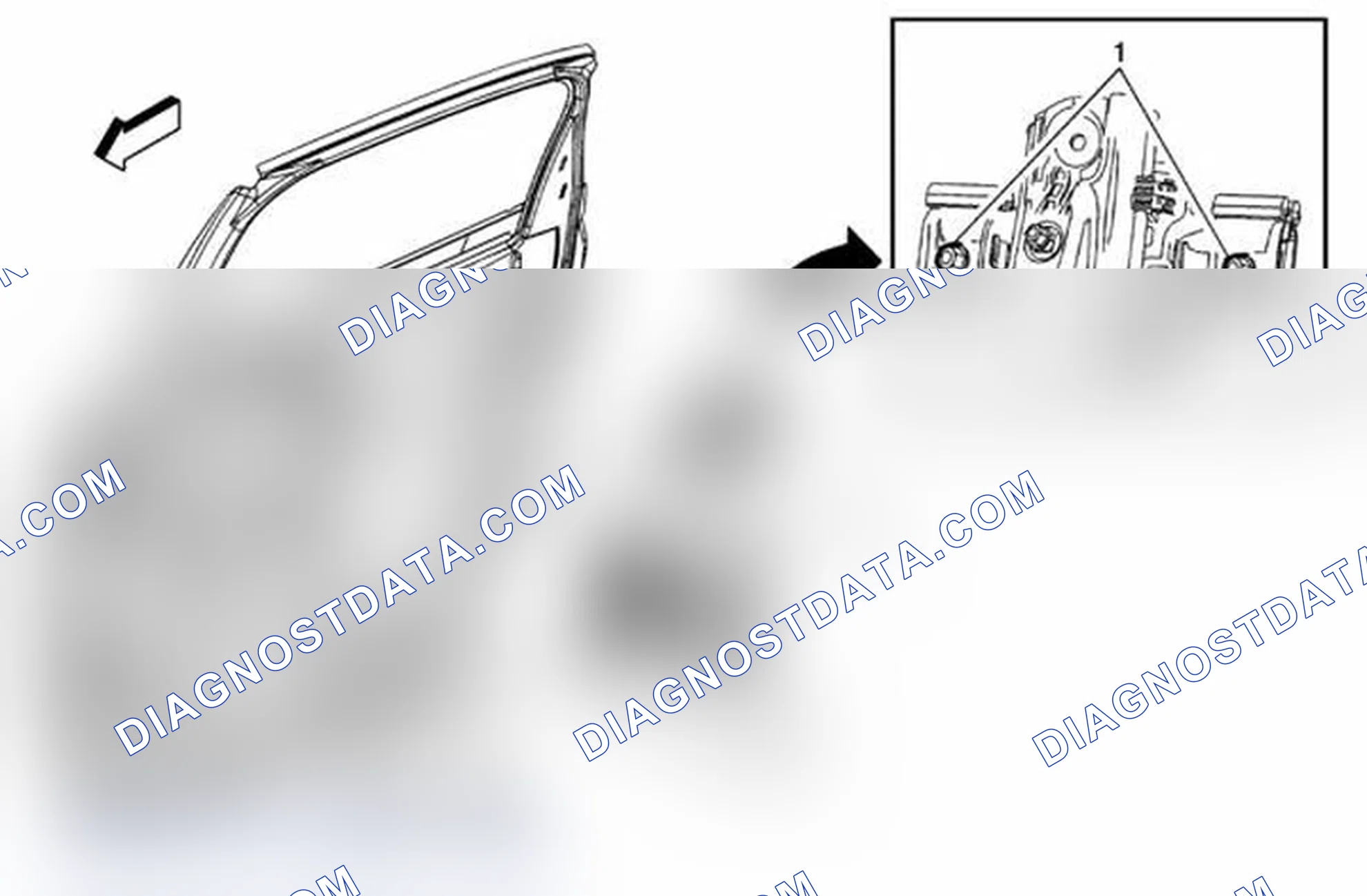 Scheme 9: Rear Side Door Window Regulator Replacement