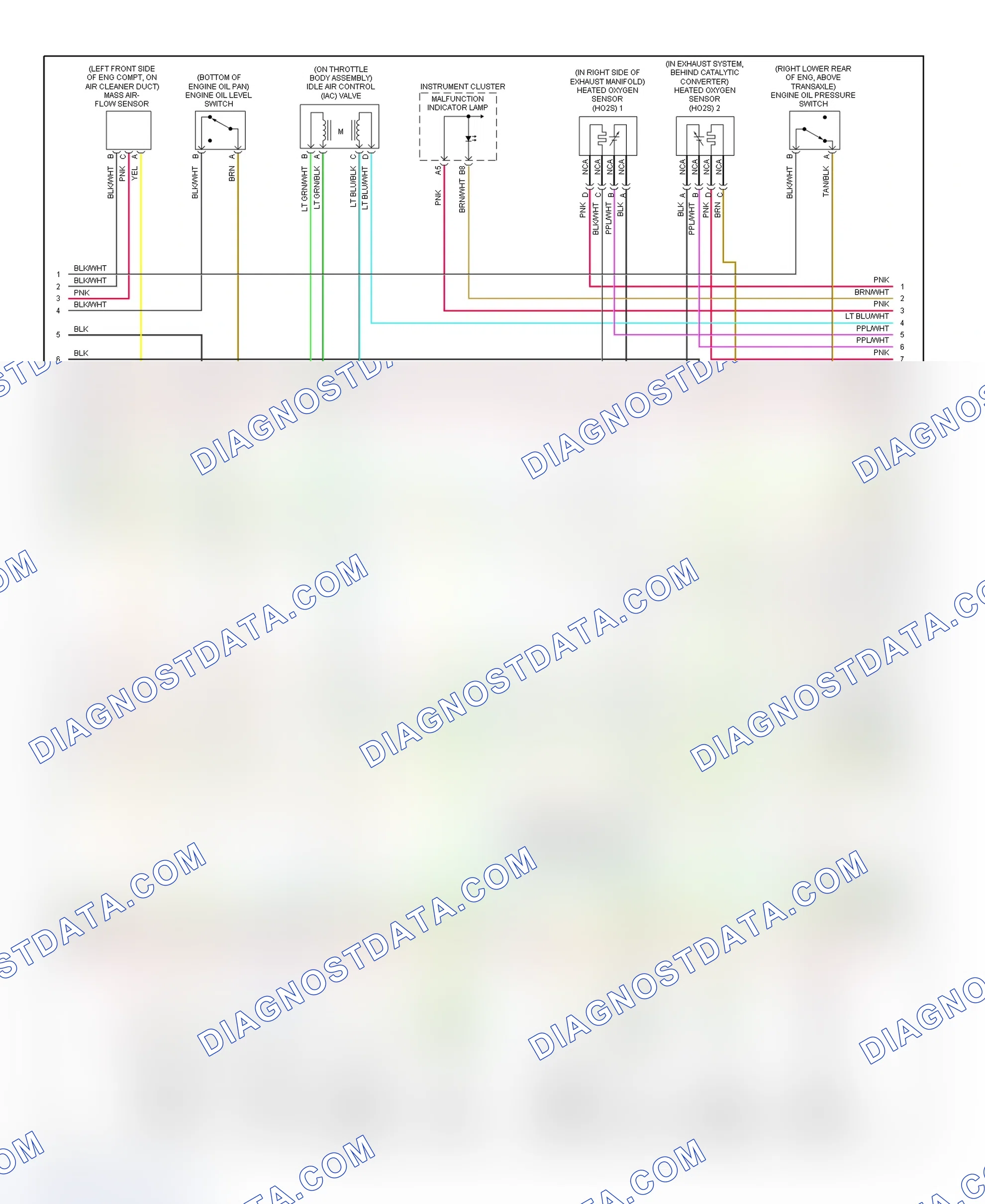 Scheme 123: PCM Wiring Diagram (Intrigue - 3.5L - 3 Of 4)