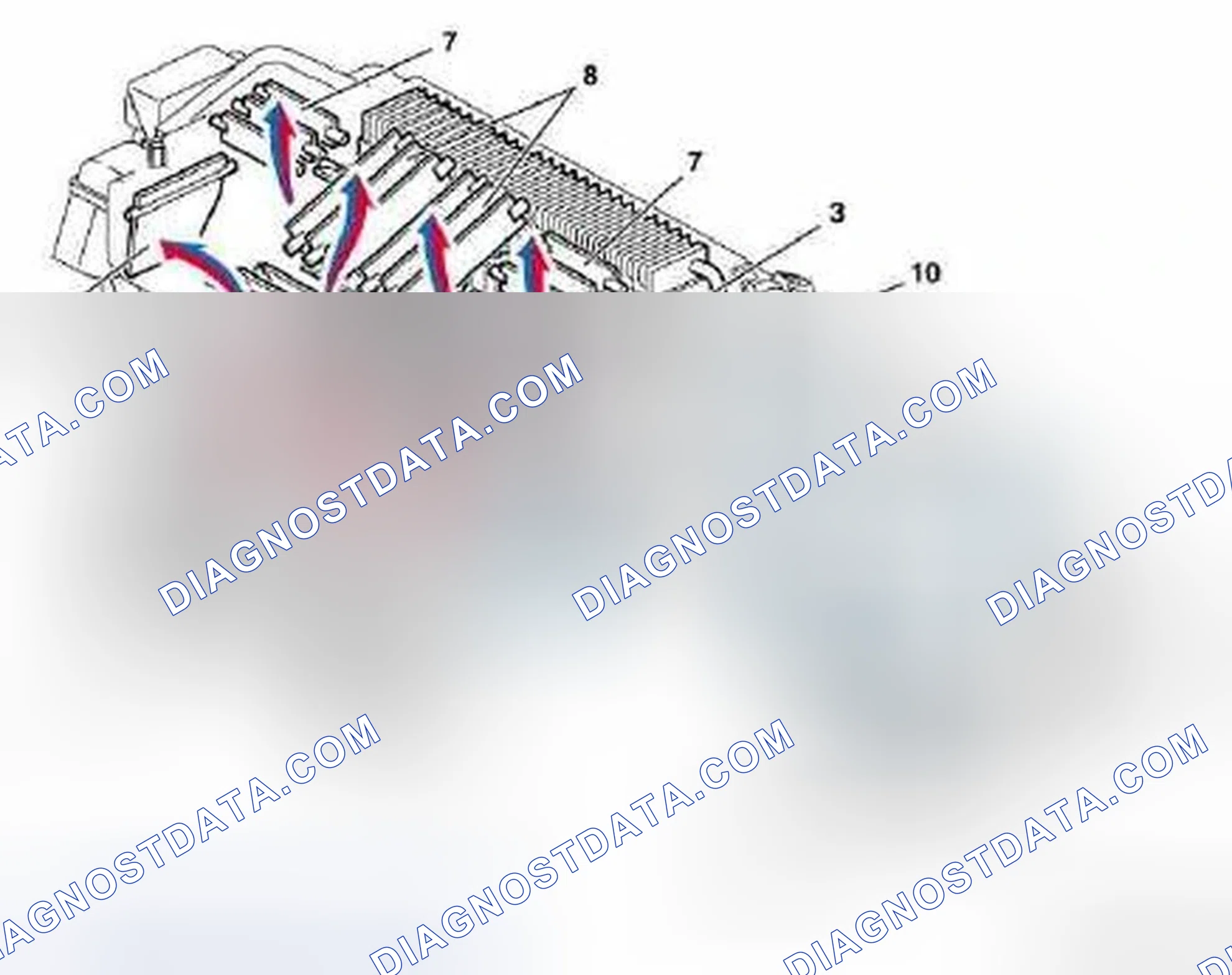 Scheme 67: Automatic air conditioning box, purpose - GF83.40-P-2105-03P