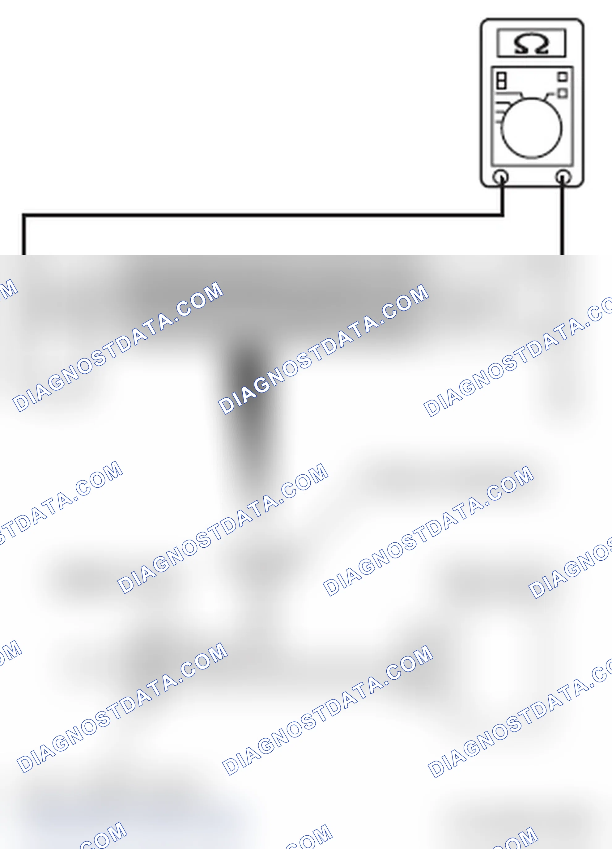Scheme 54: CONTINUITY CHECK AT WIRING HARNESS-SIDE CONNECTOR
