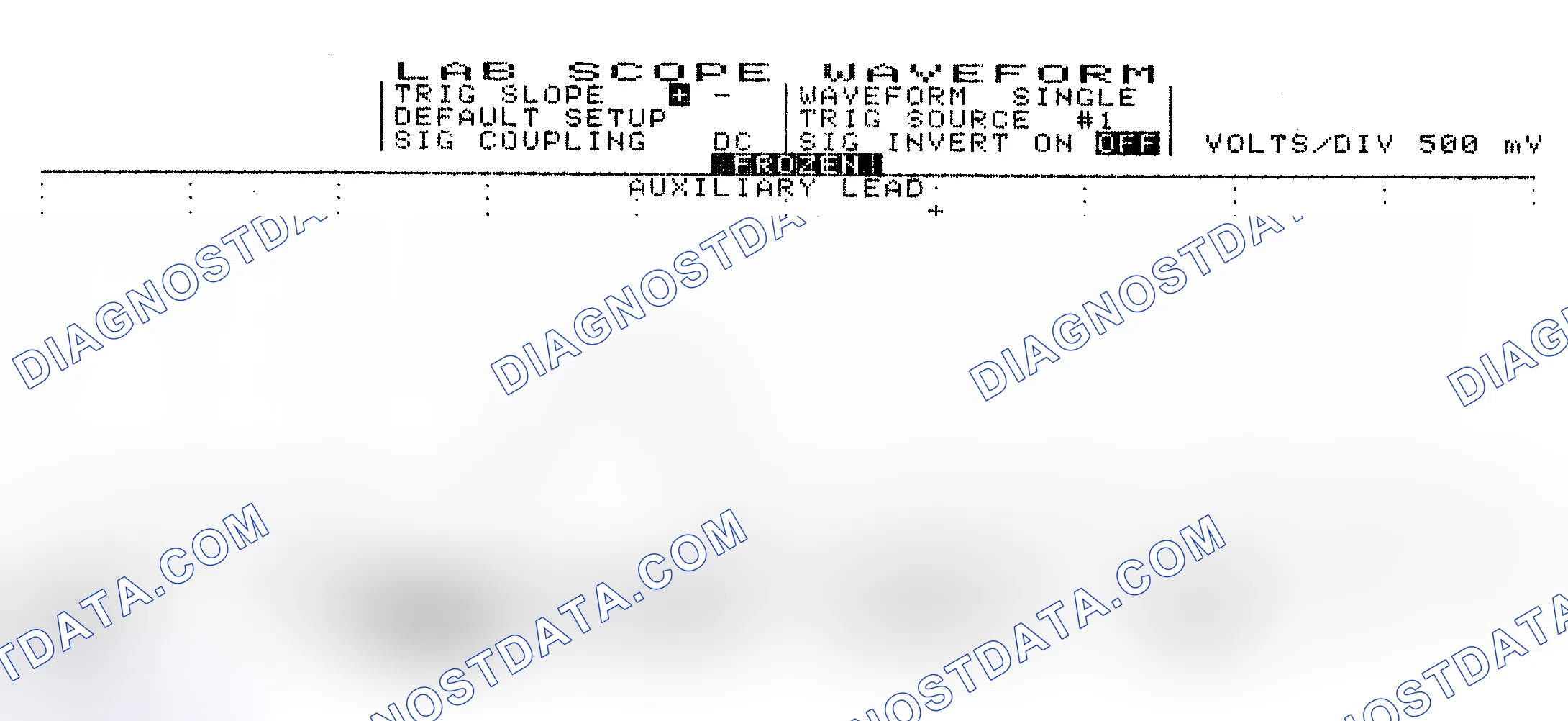 Scheme 10: Single Injector w/Excessive Current Flow - Current Pattern