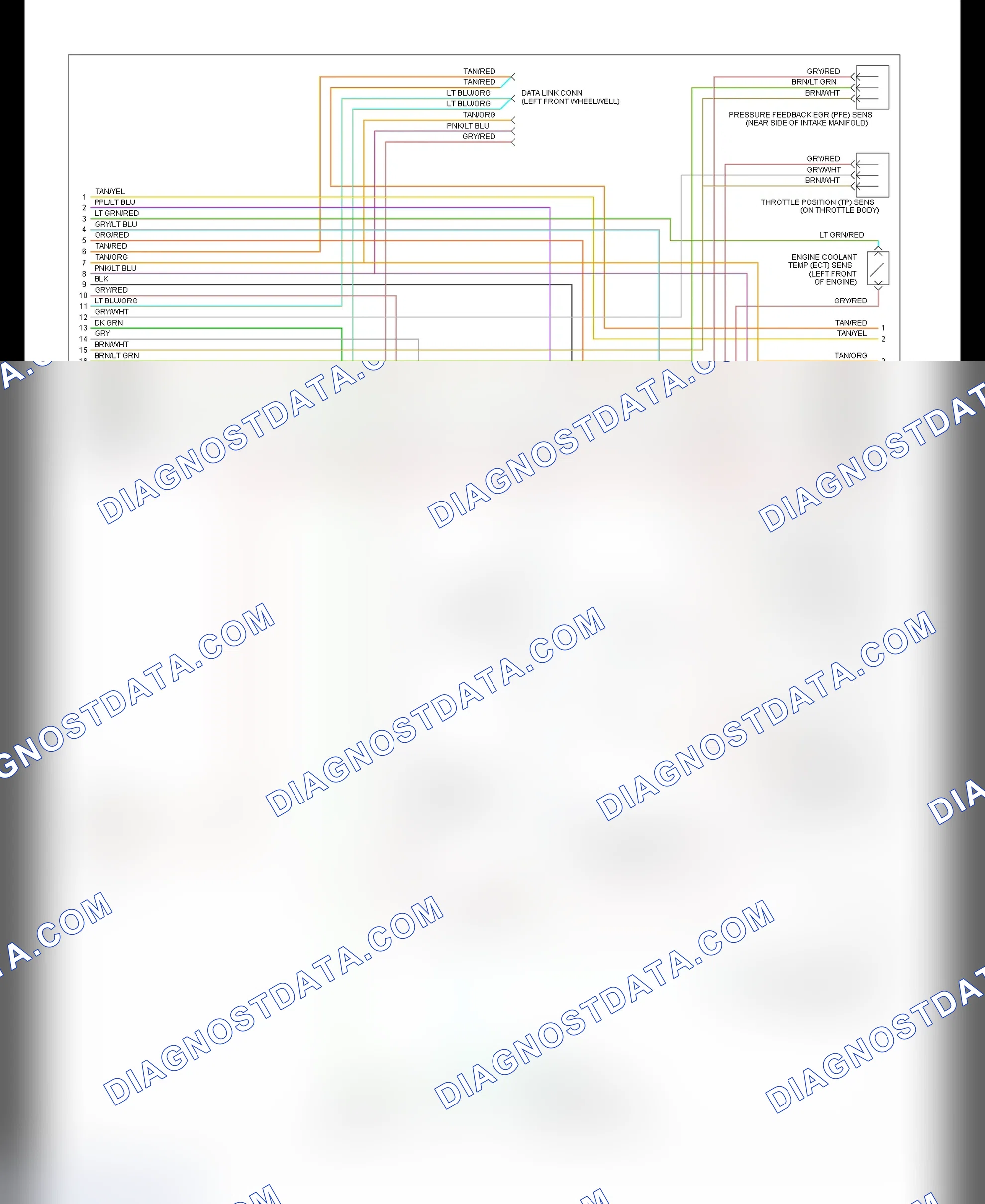 Scheme 19: EEC-IV Wiring Diagram Crown Victoria 4.6L & Grand Marquis 4.6L - 2 Of 3