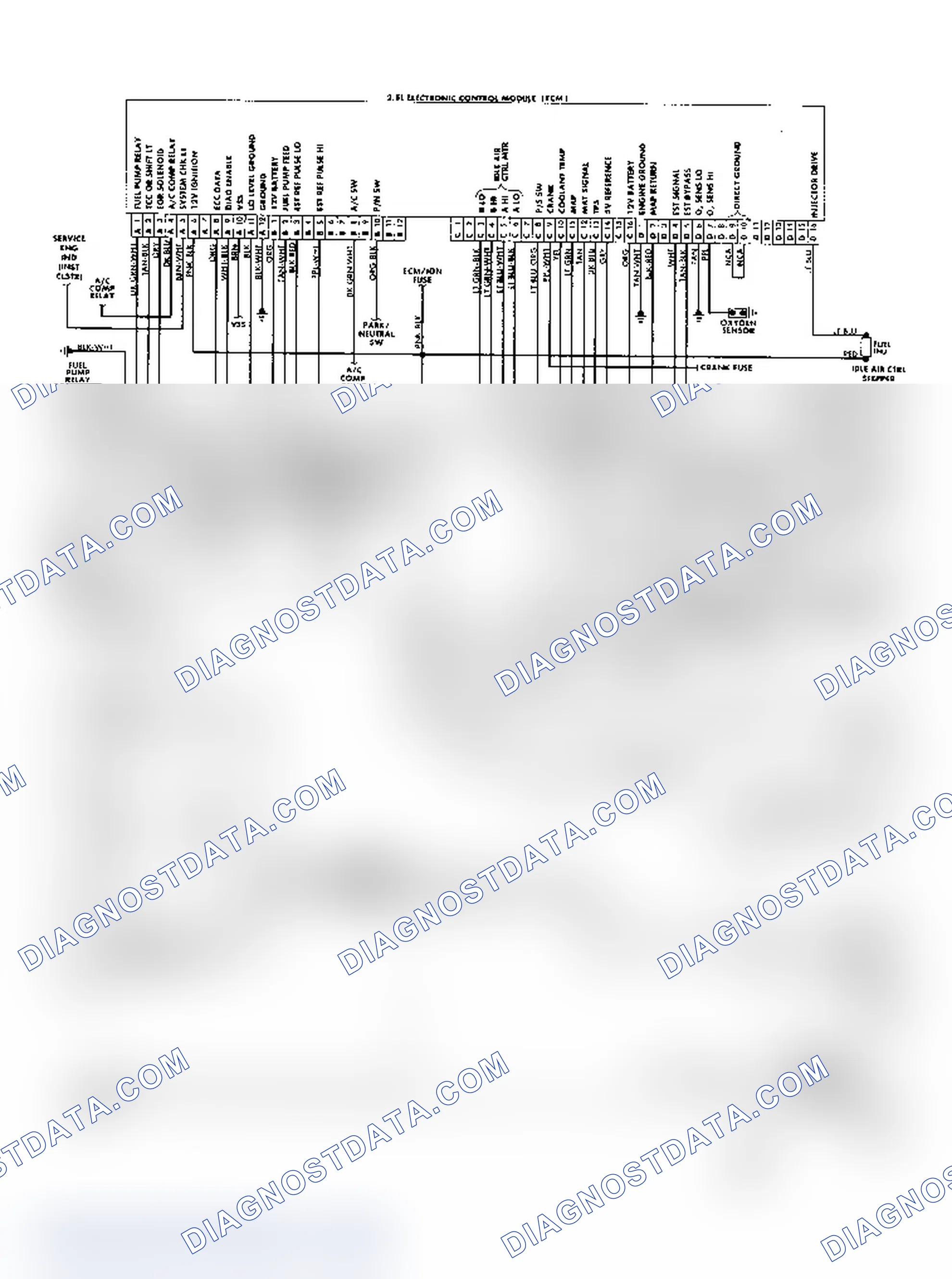 Scheme 65: "S/T" Series (2.5L) Wiring Diagram