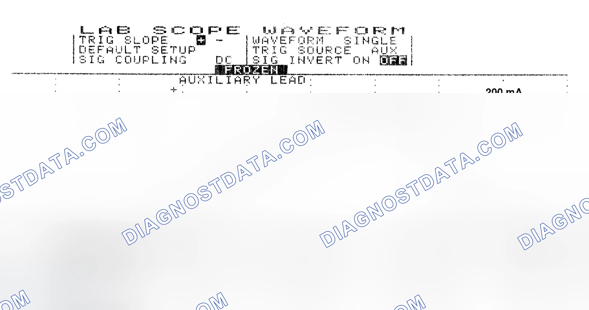 Scheme 13: Single Injector w/Normal Current Flow - Current Pattern