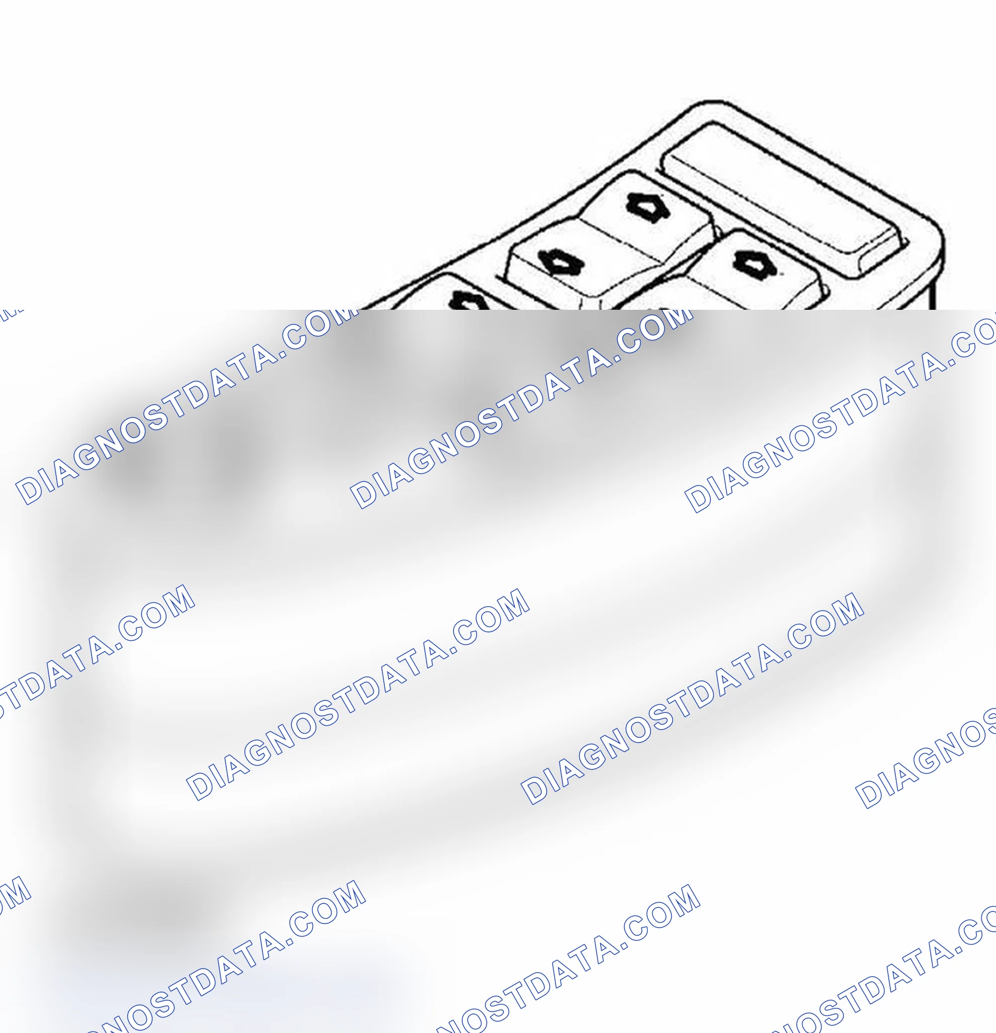 Scheme 340: Driver's Door Module And Switch Block (PM-FT/SB)