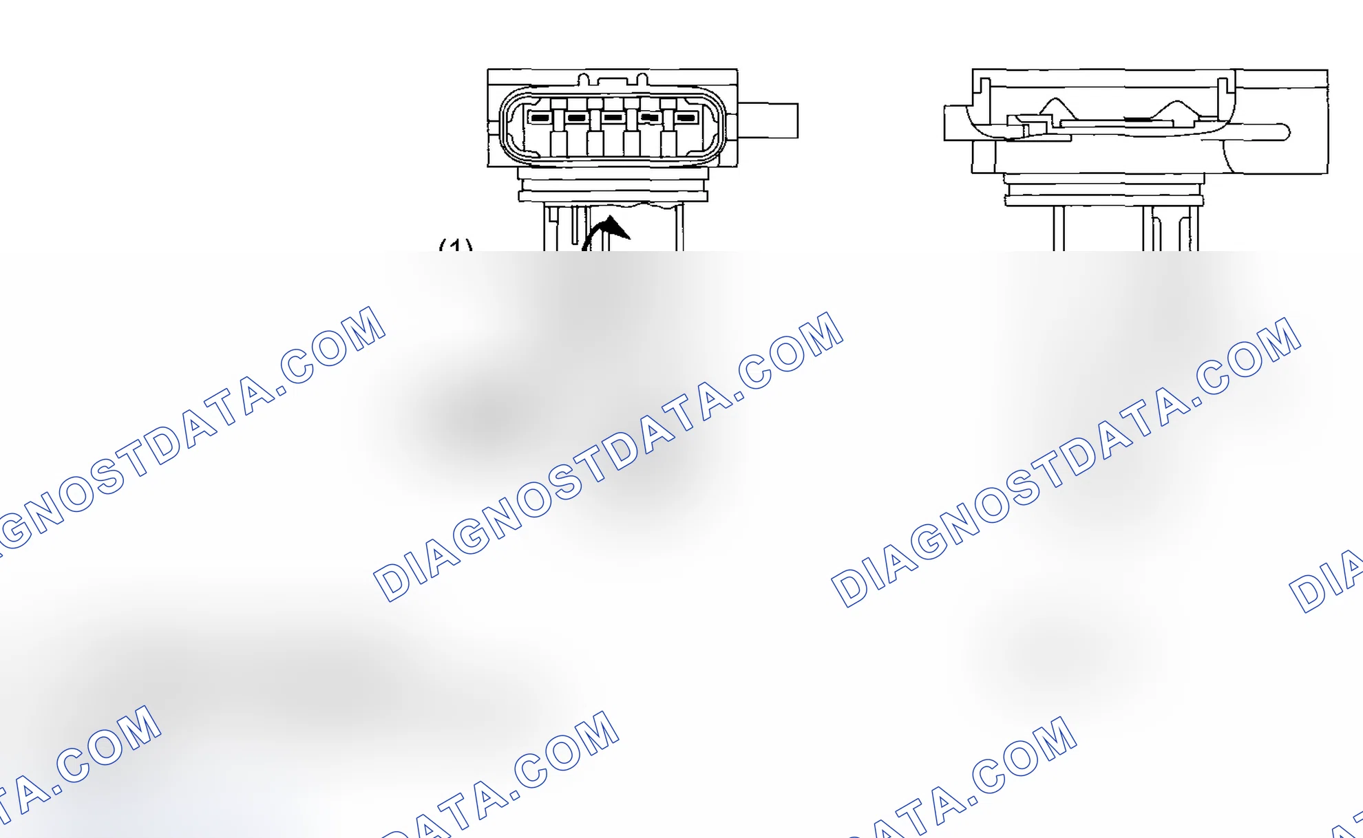 Scheme 27: MASS AIR FLOW AND INTAKE AIR TEMPERATURE SENSOR