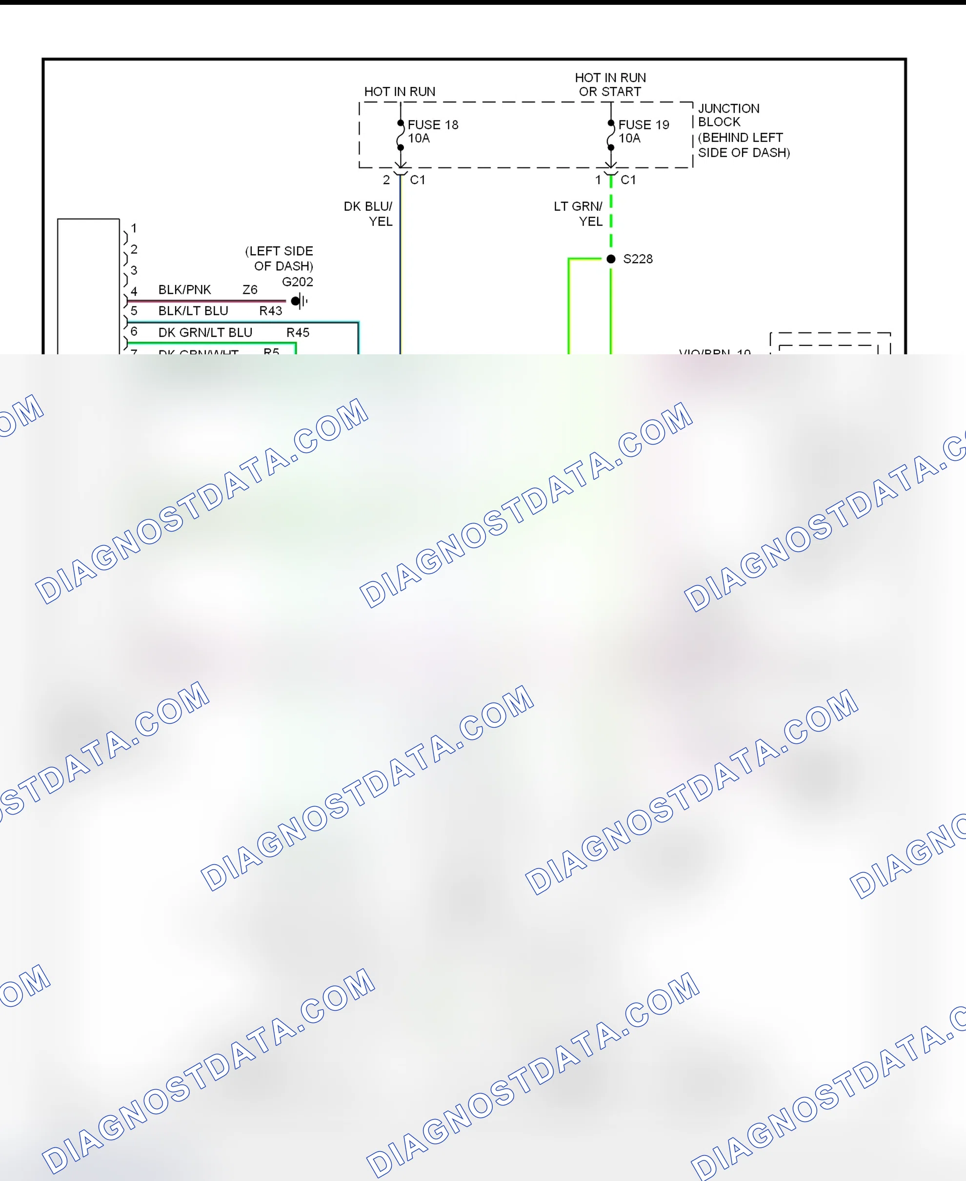 Scheme 1: Air Bag System Wiring Diagram (Ram Van/Wagon)