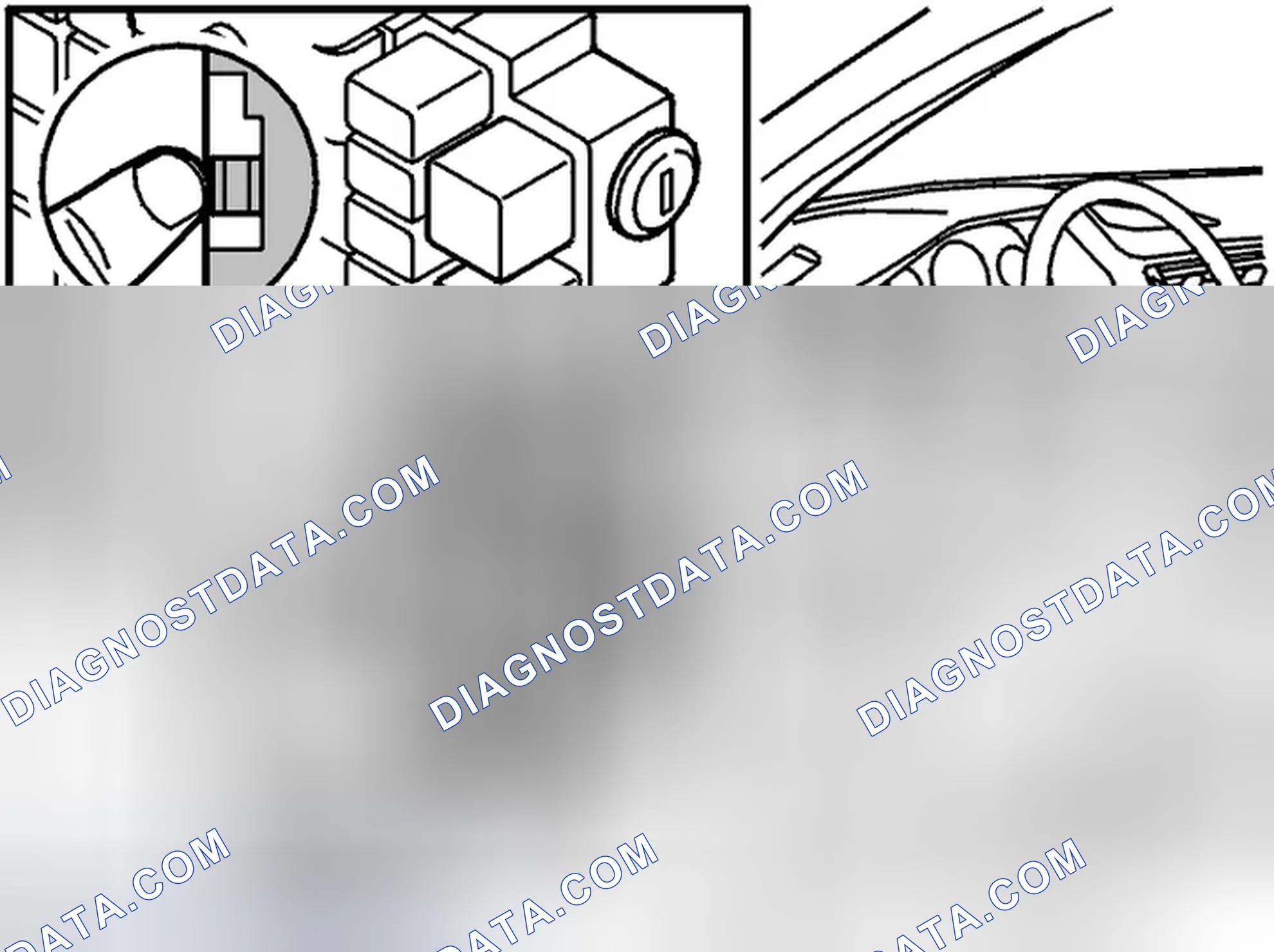 Scheme 14: CONNECTING THE BREAKOUT BOX TO THE CONTROL MODULE FOR THE STEERING WHEEL ANGLE SENSOR