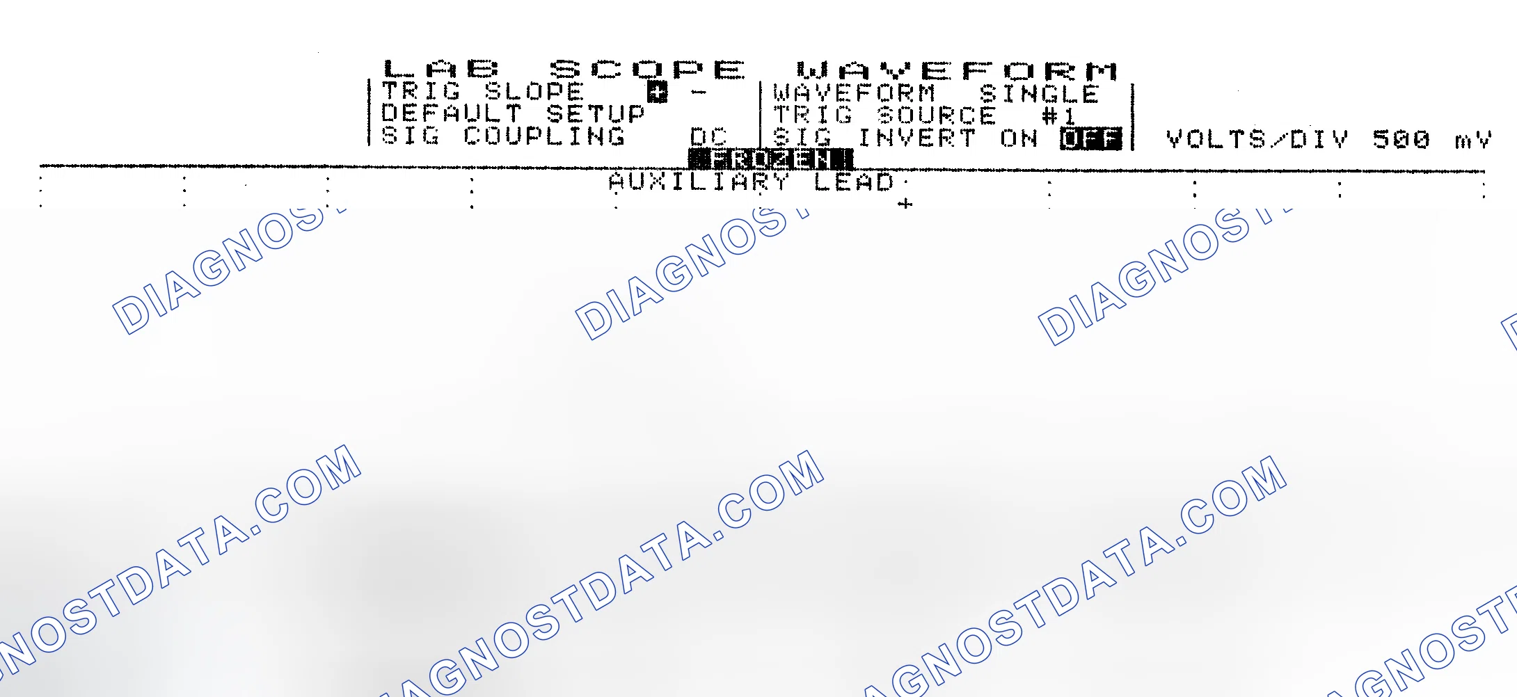 Scheme 10: Single Injector w/Excessive Current Flow - Current Pattern