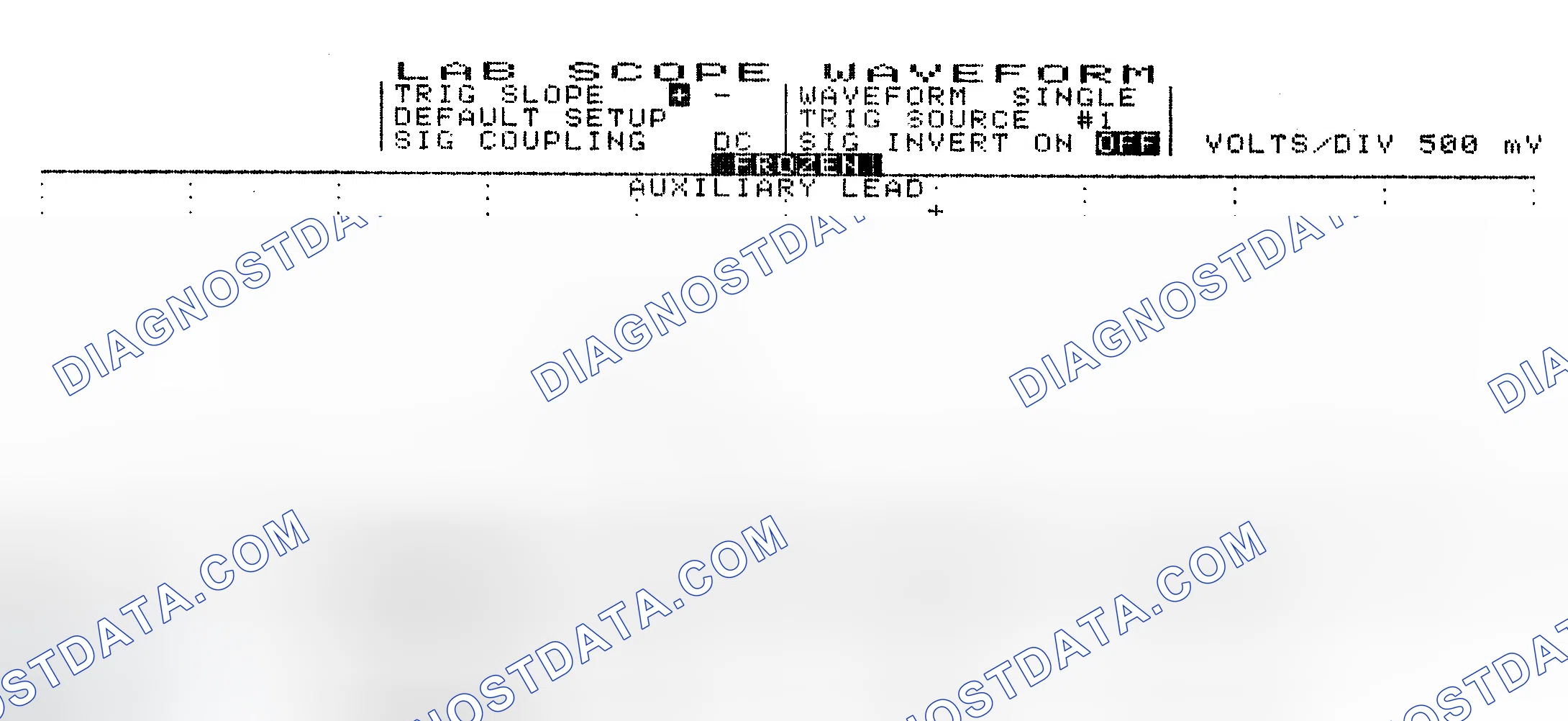 Scheme 10: Single Injector w/Excessive Current Flow - Current Pattern