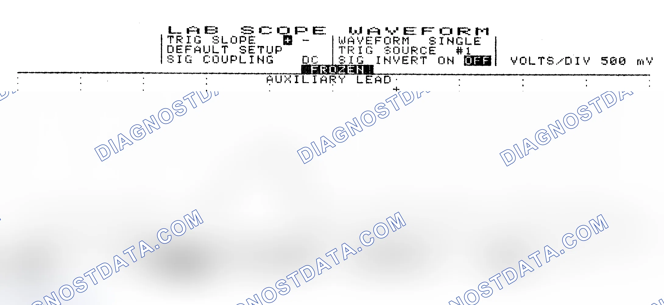 Scheme 10: Single Injector w/Excessive Current Flow - Current Pattern