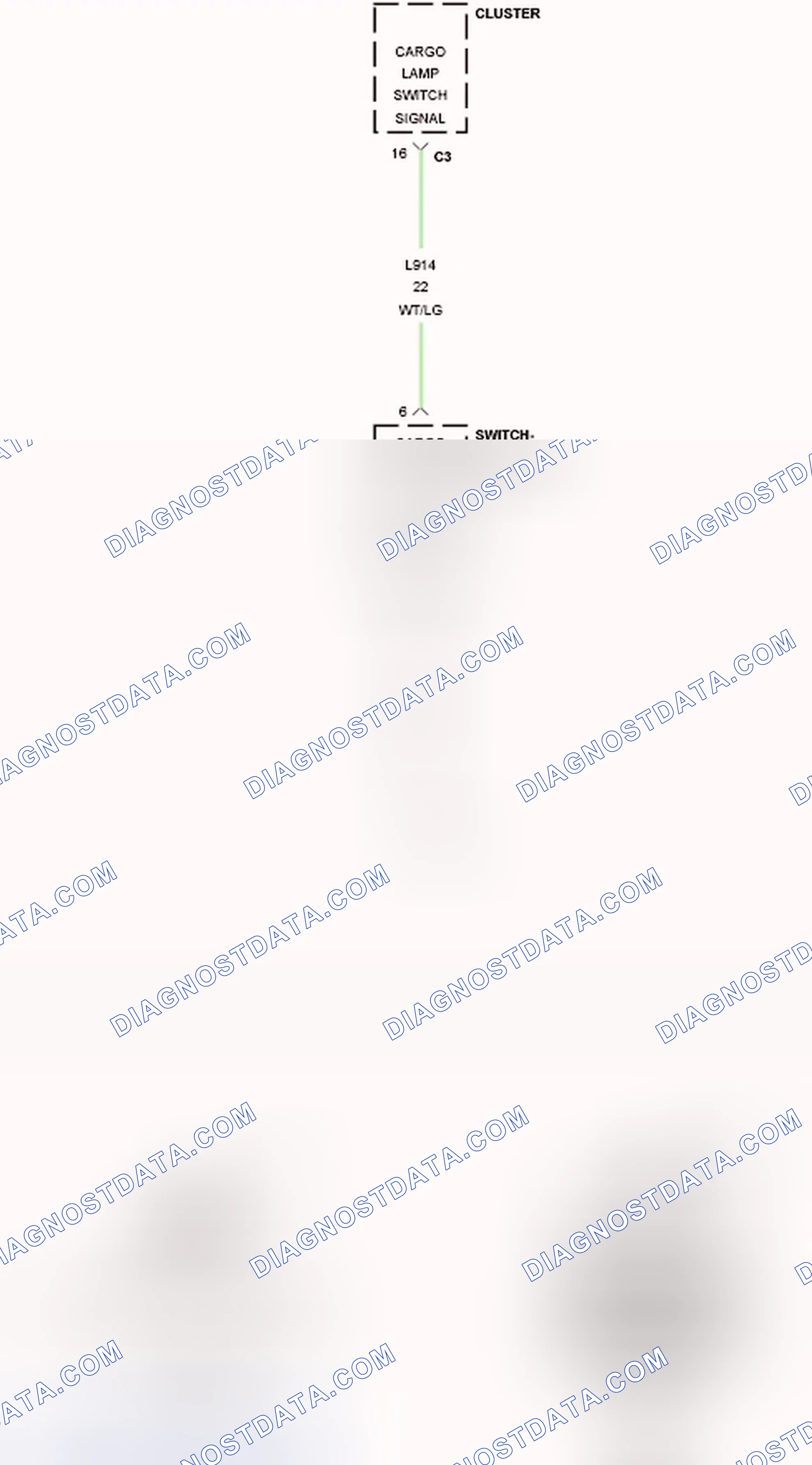 Scheme 5: B169C-CARGO LAMP SWITCH STUCK
