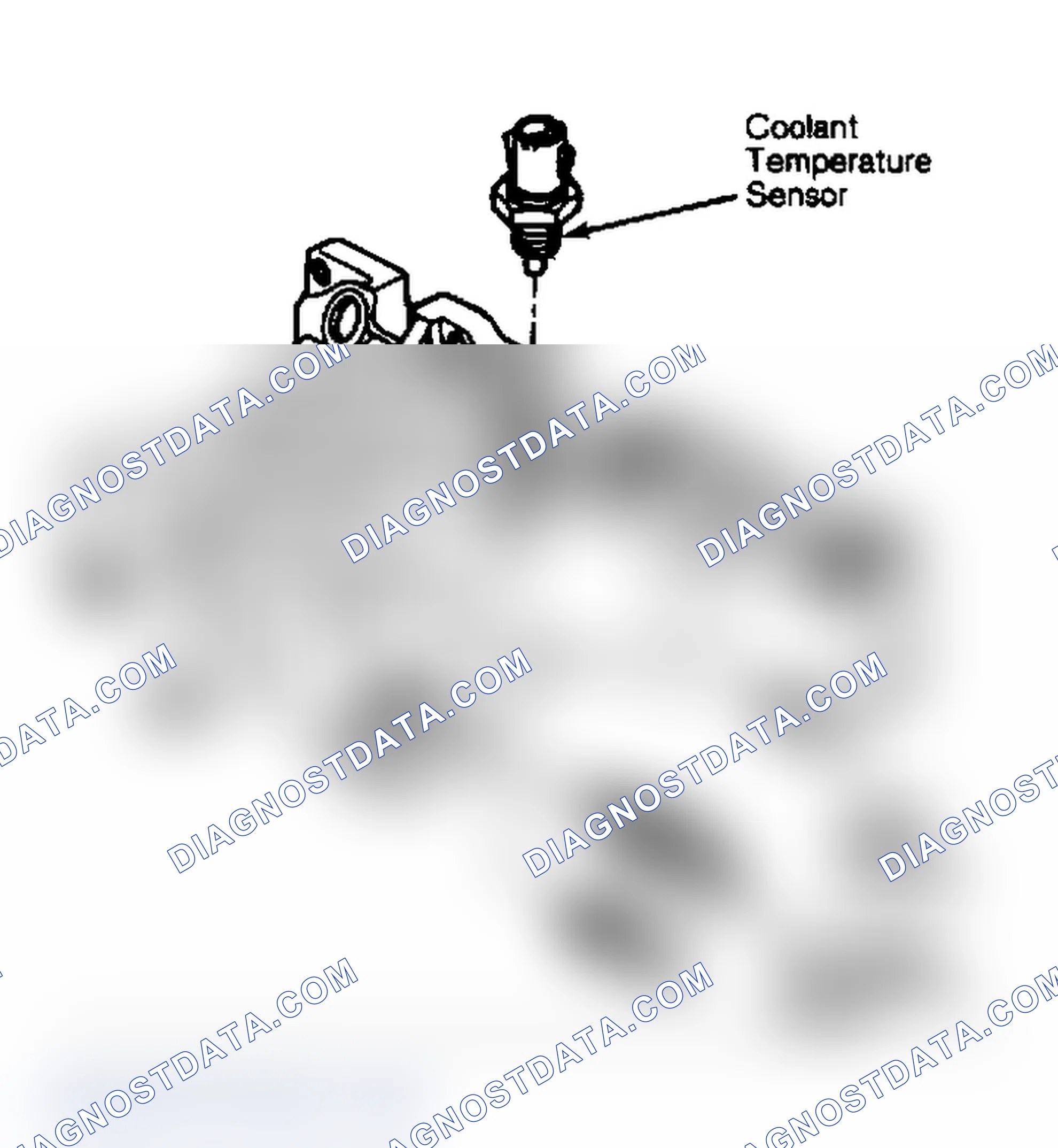 Scheme 13: 2.3L Engine Temperature Sensor Locations