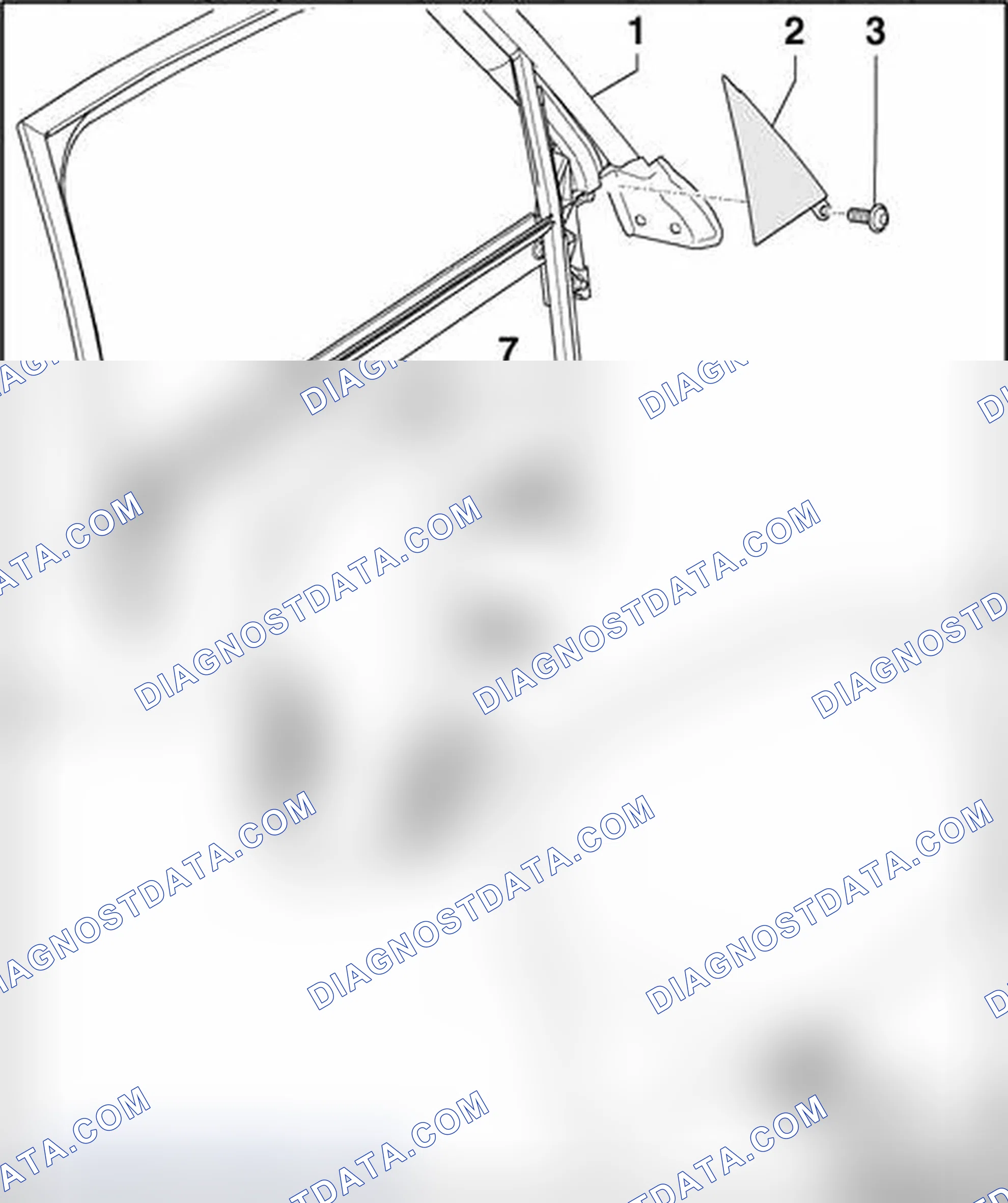 Scheme 119: Window regulator and door window, separating
