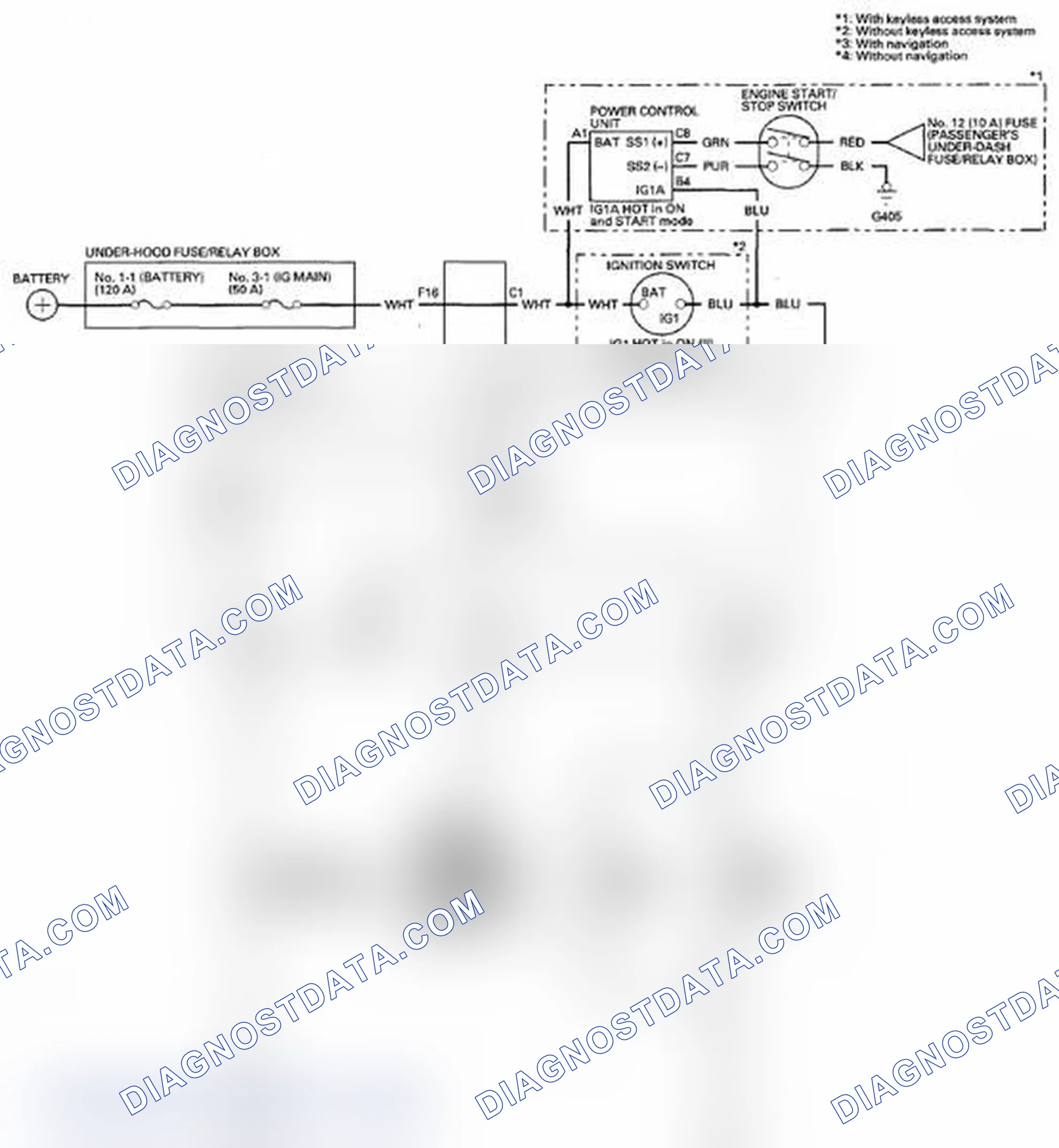Scheme 7: Circuit Diagram - Back-up Lights