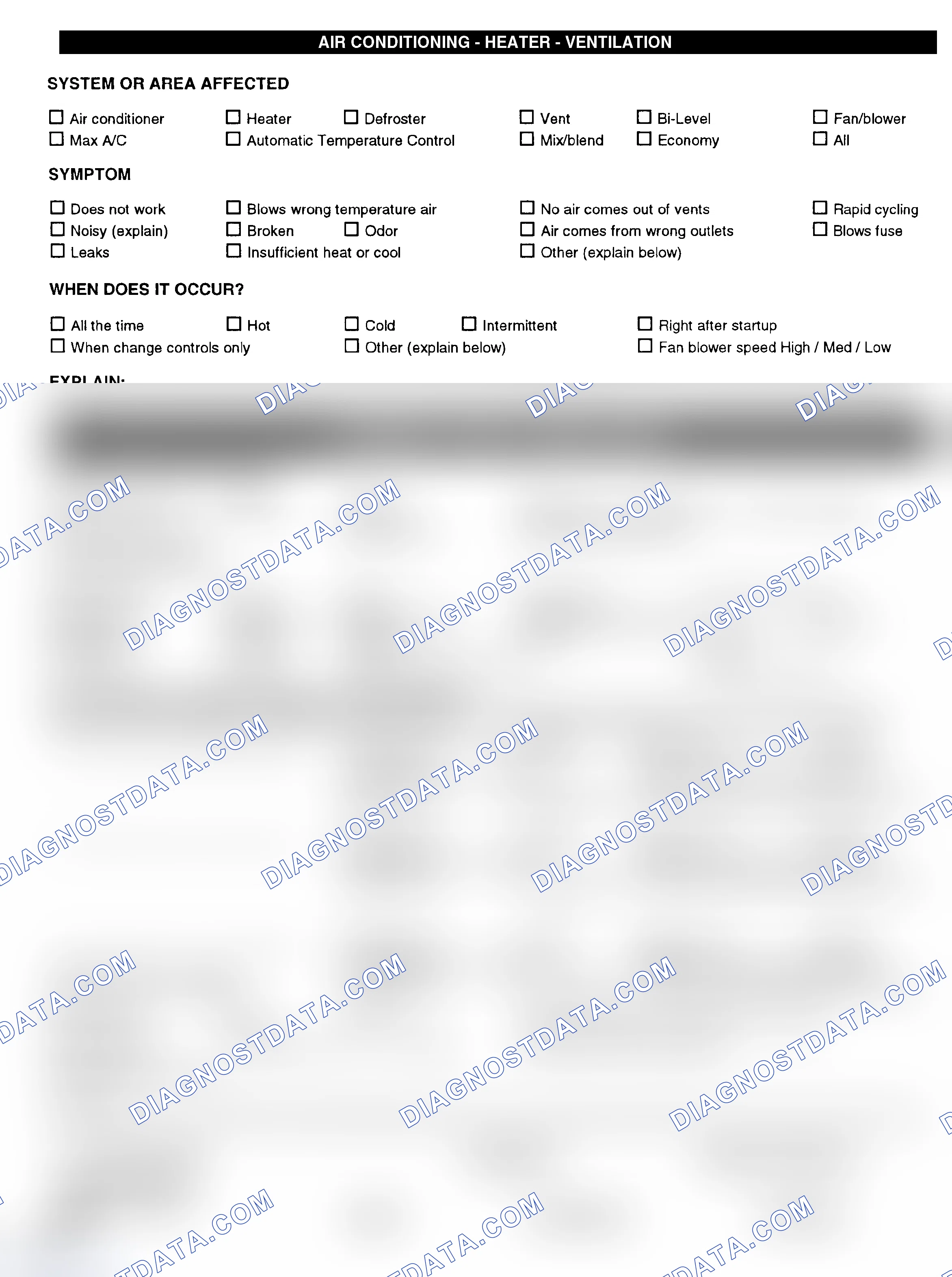 Scheme 4: Symptom Check List - Page 3