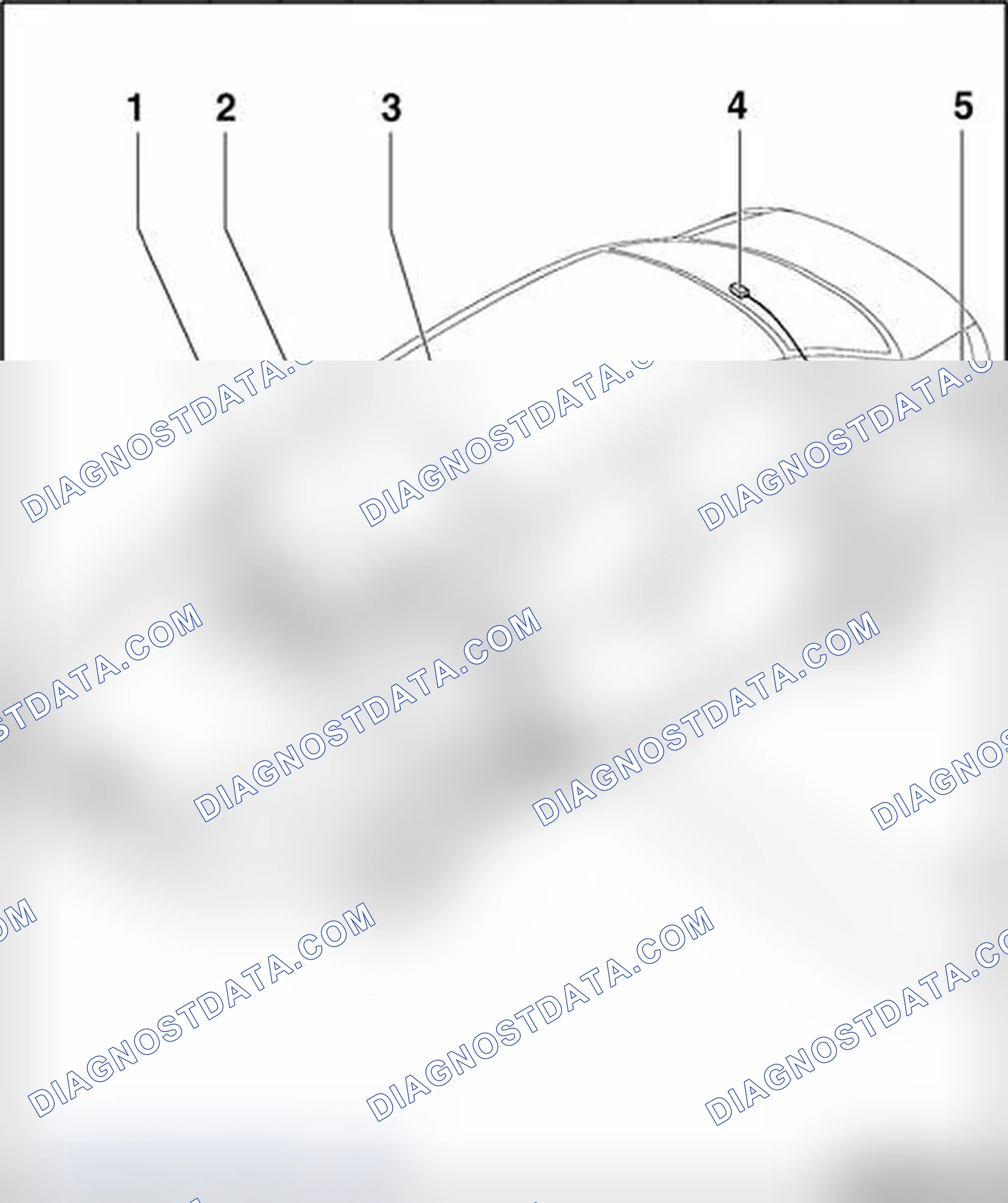 Scheme 100: Total overview - Sedan component locations
