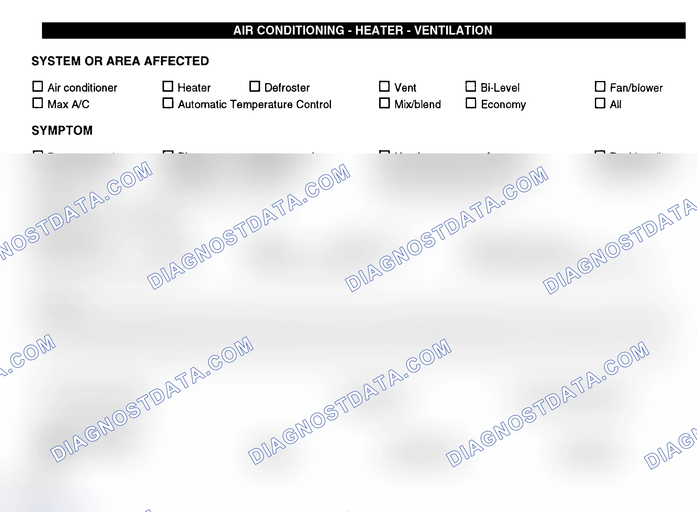 Scheme 8: Air Conditioning, Heater & Ventilation