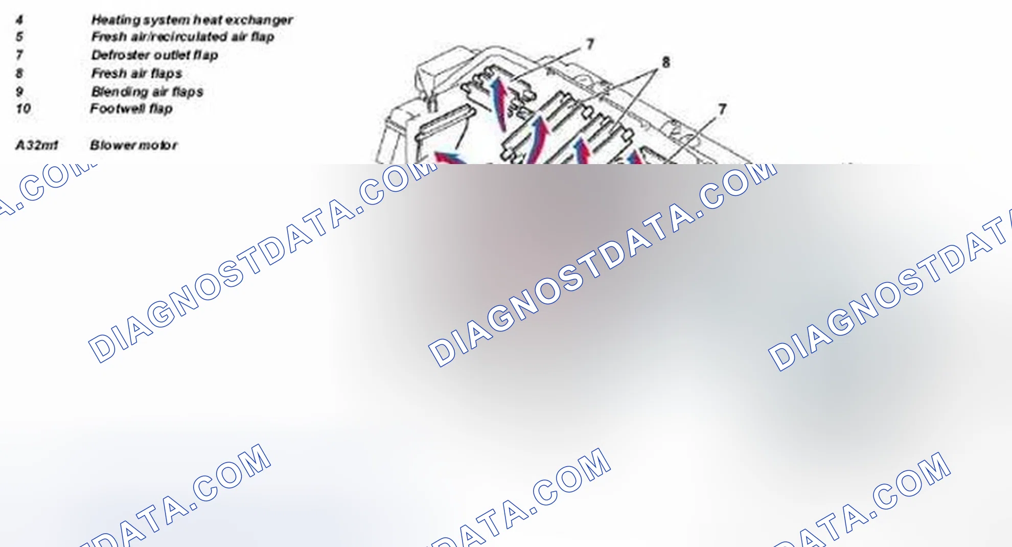 Scheme 53: Identifying Heater Box Design With Blower Motor