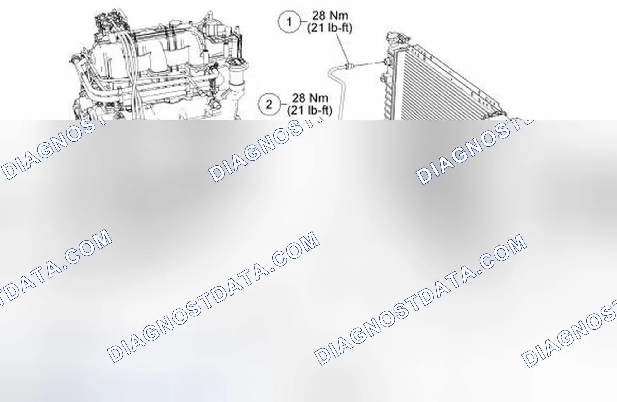 Scheme 32: Transmission Fluid Cooler Tubes - 4.0L