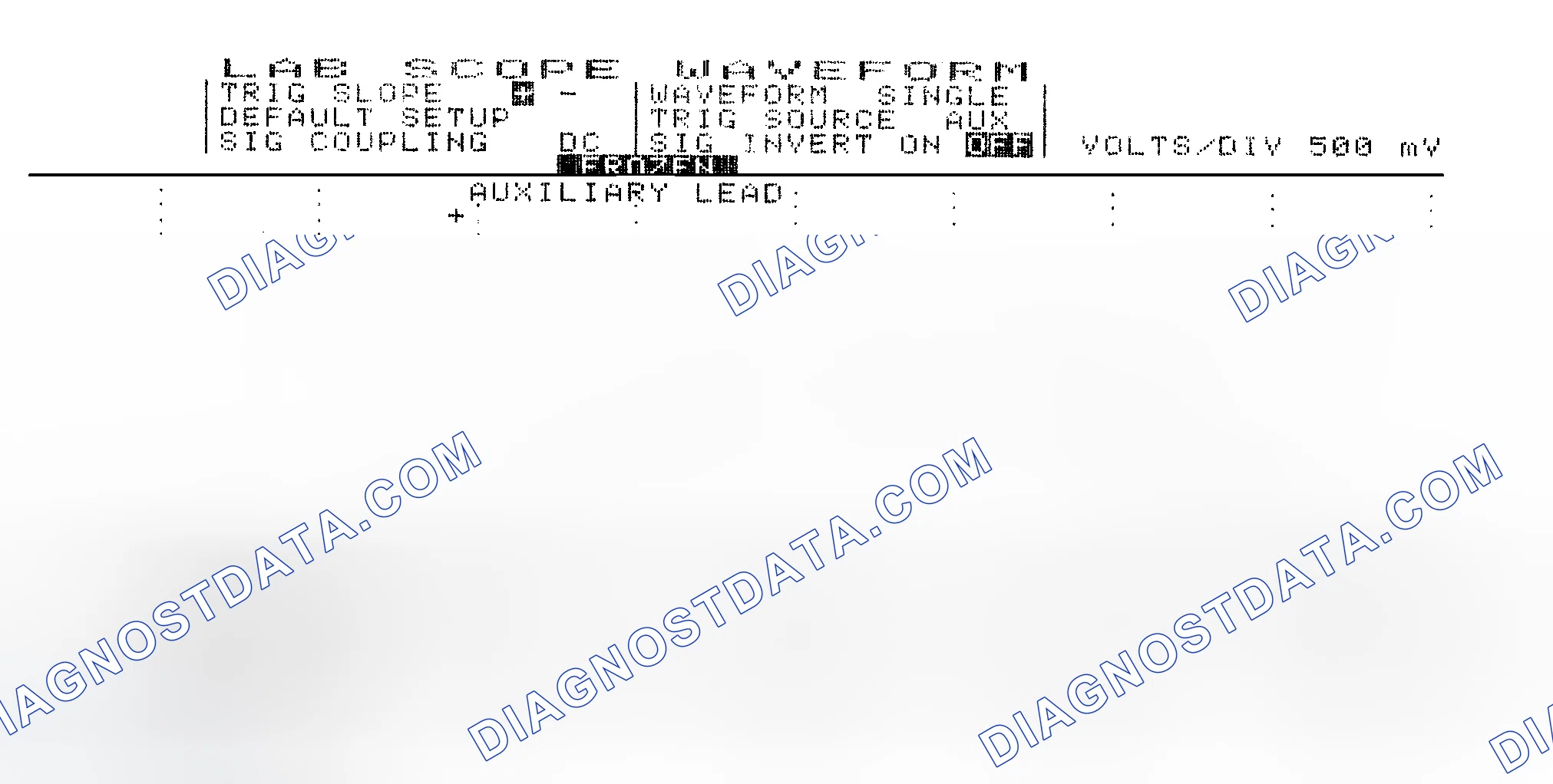Scheme 14: Single Injector w/Excessive Current Flow - Current Pattern