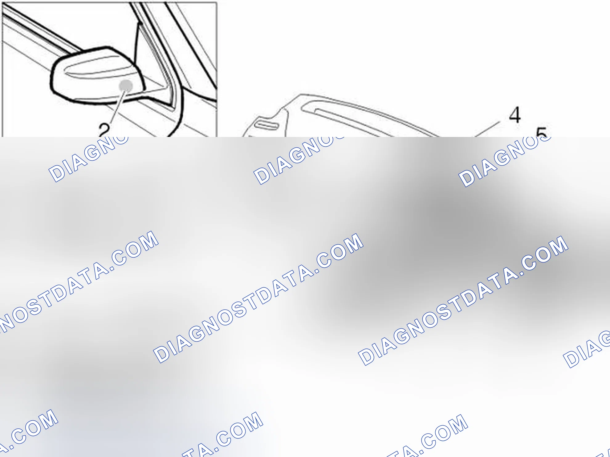 Scheme 34: Passenger Compartment/Door Mirror