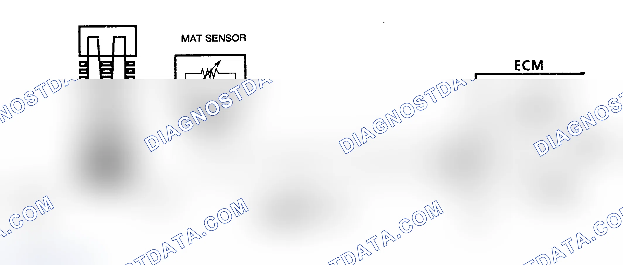 Scheme 18: Code 23 Schematic (Caprice) IAT Sensor Signal Voltage High (Low Temp Indicated)