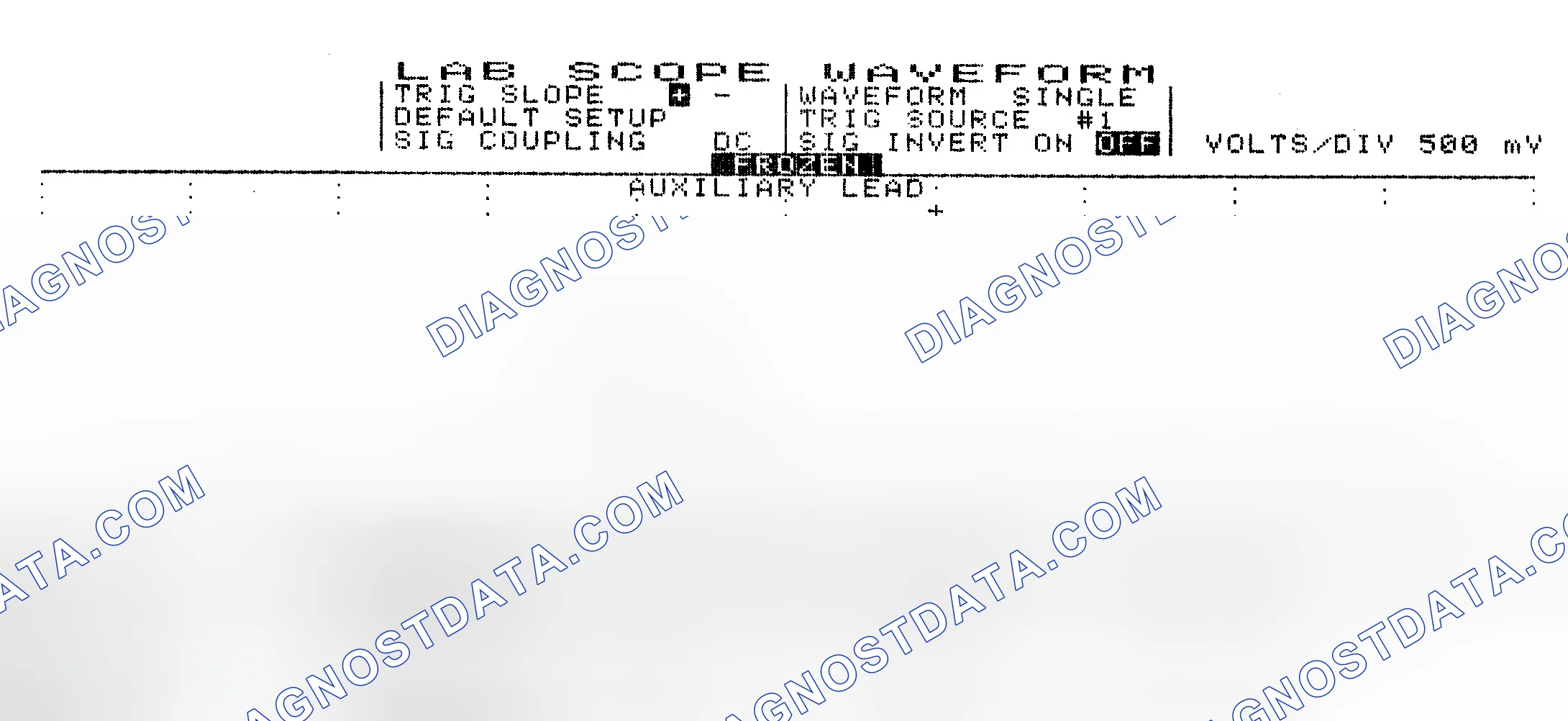 Scheme 10: Single Injector w/Excessive Current Flow - Current Pattern