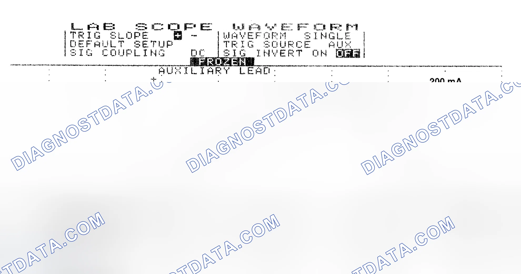 Scheme 13: Single Injector w/Normal Current Flow - Current Pattern