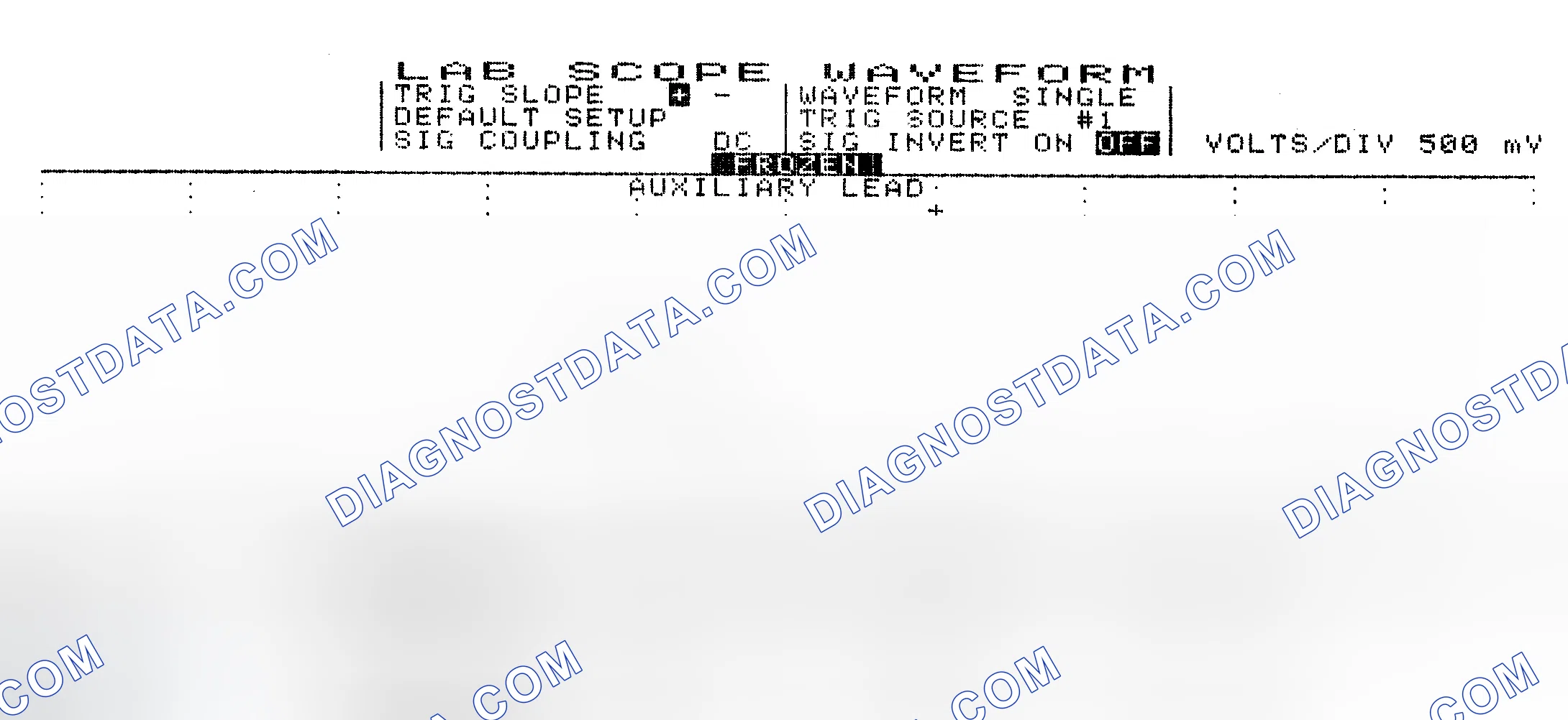Scheme 10: Single Injector w/Excessive Current Flow - Current Pattern
